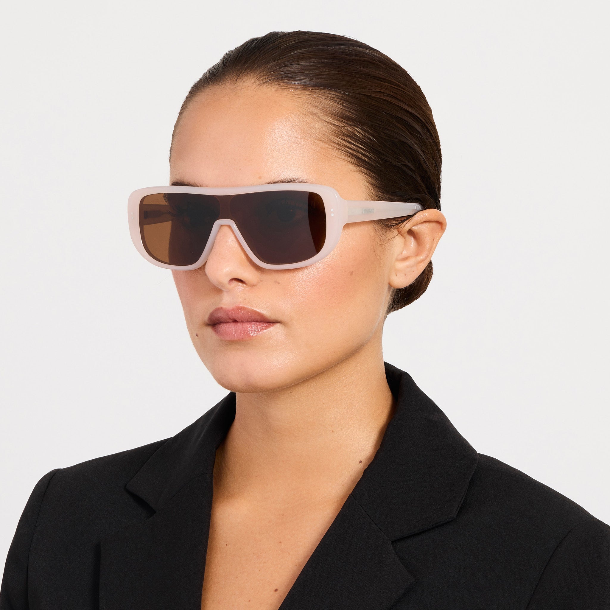Masco Sunglasses in Pearl - LINDA FARROW-Sunglasses-