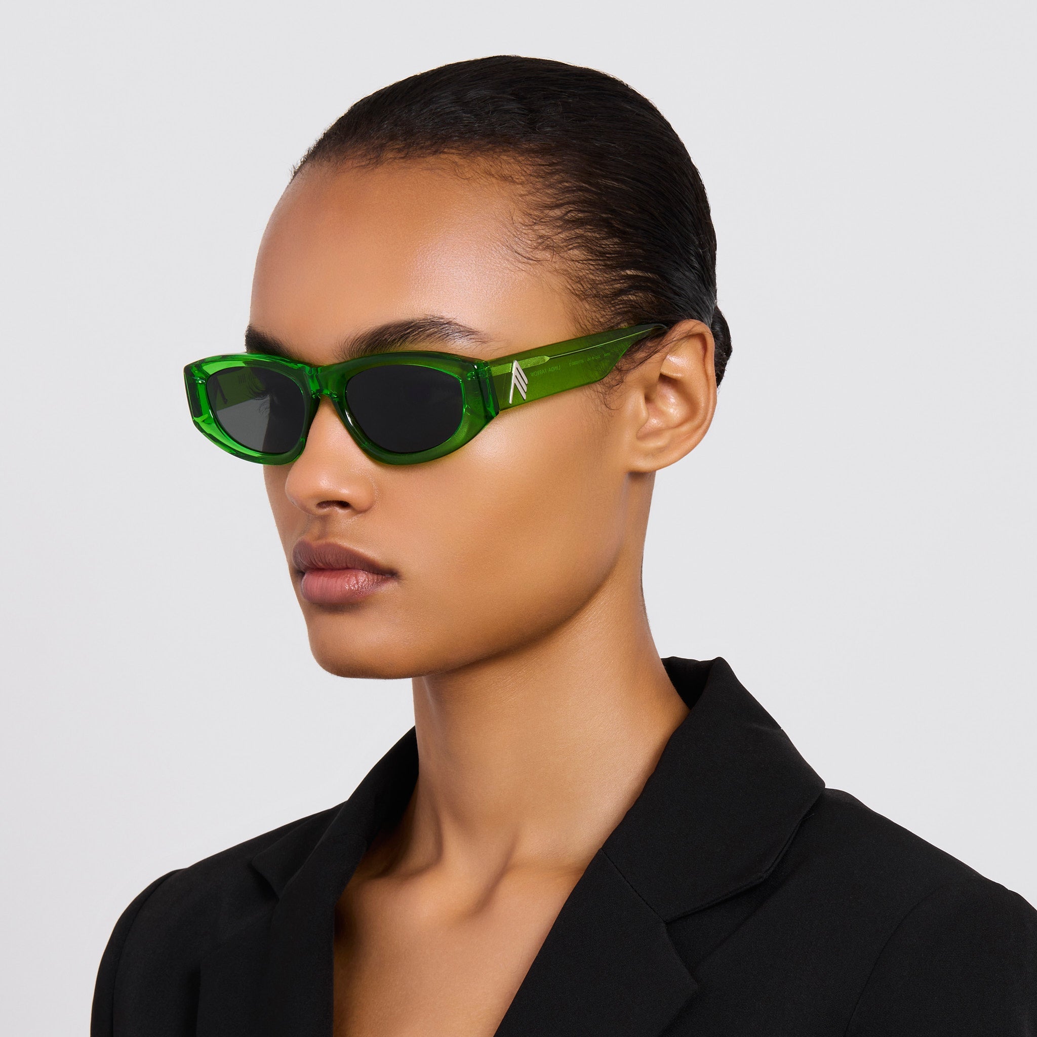 Maya D - Frame Sunglasses in Green - LINDA FARROW - Sunglasses -