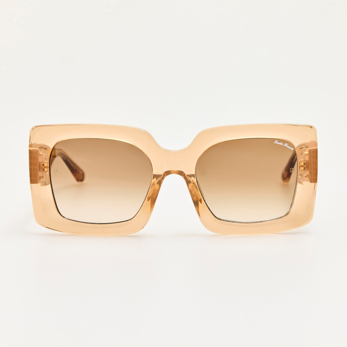 Melba Sunglasses in Honey - LINDA FARROW-Sunglasses-