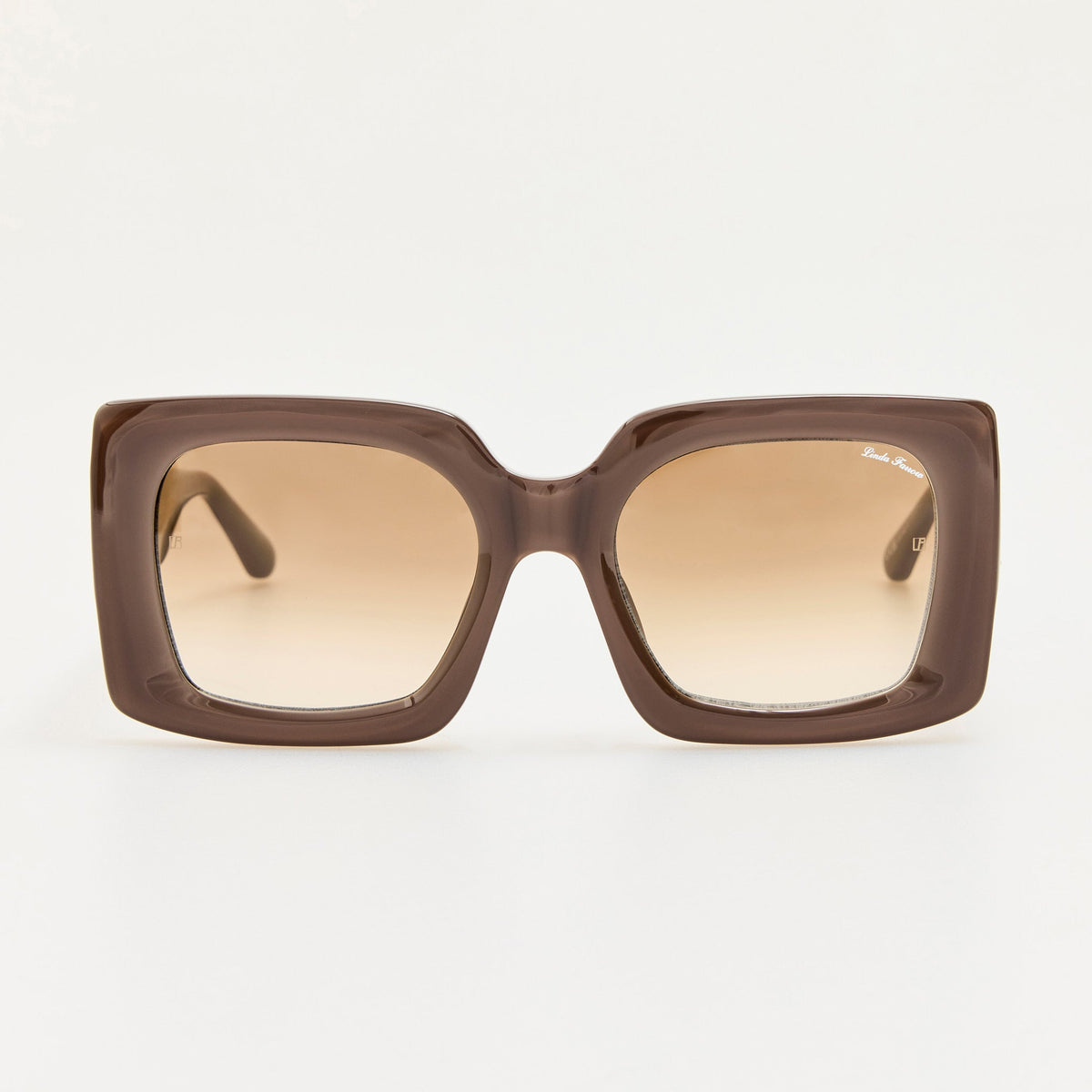 Melba Sunglasses in Taupe - LINDA FARROW-Sunglasses-
