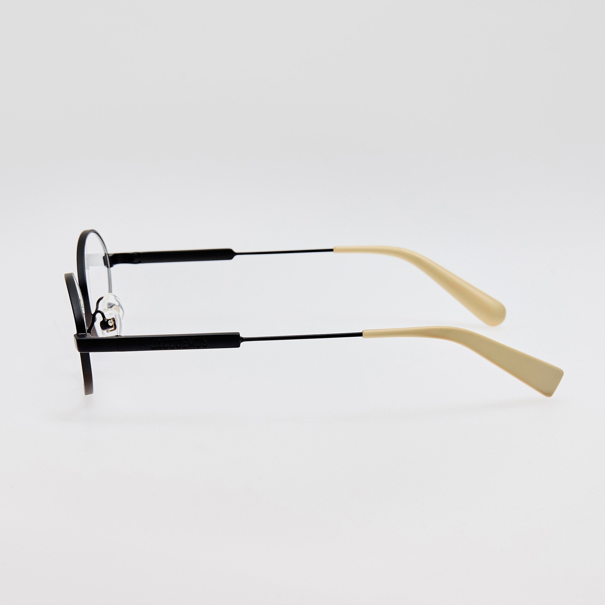 Meunier Optical in Matt Black - LINDA FARROW - Optical Frame -