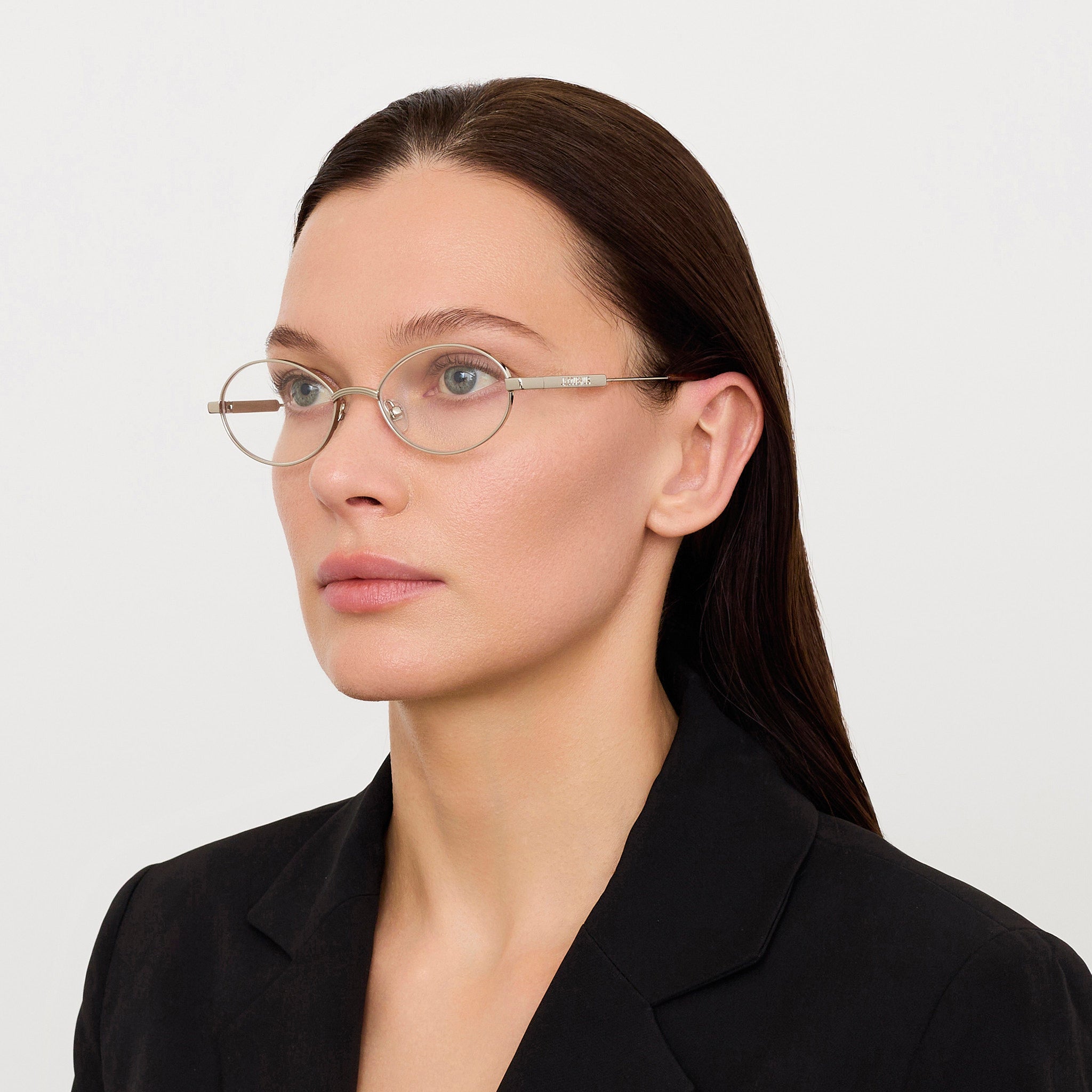 Meunier Optical in Silver - LINDA FARROW - Optical Frame -