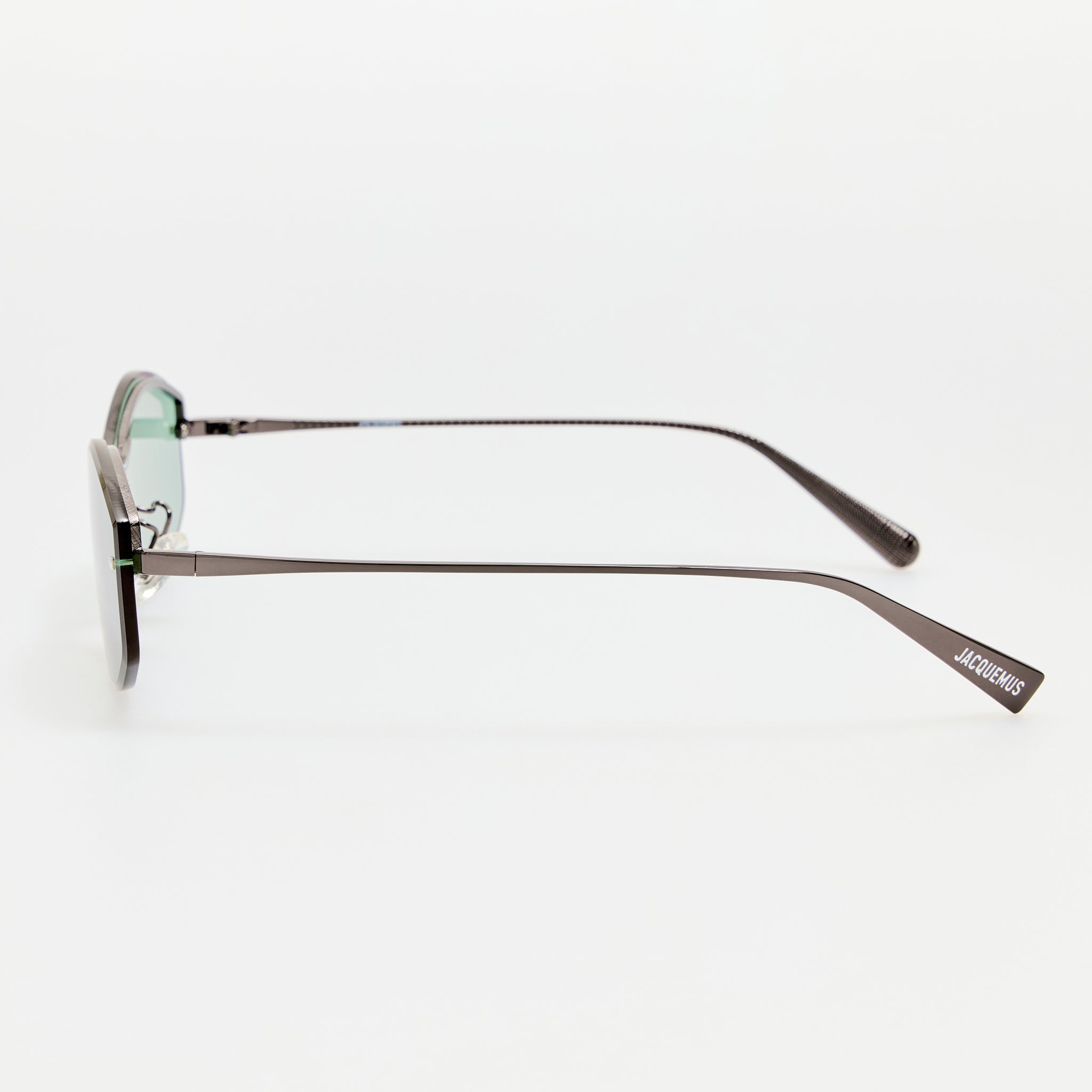 Miami Sunglasses in Nickel - LINDA FARROW-Sunglasses-