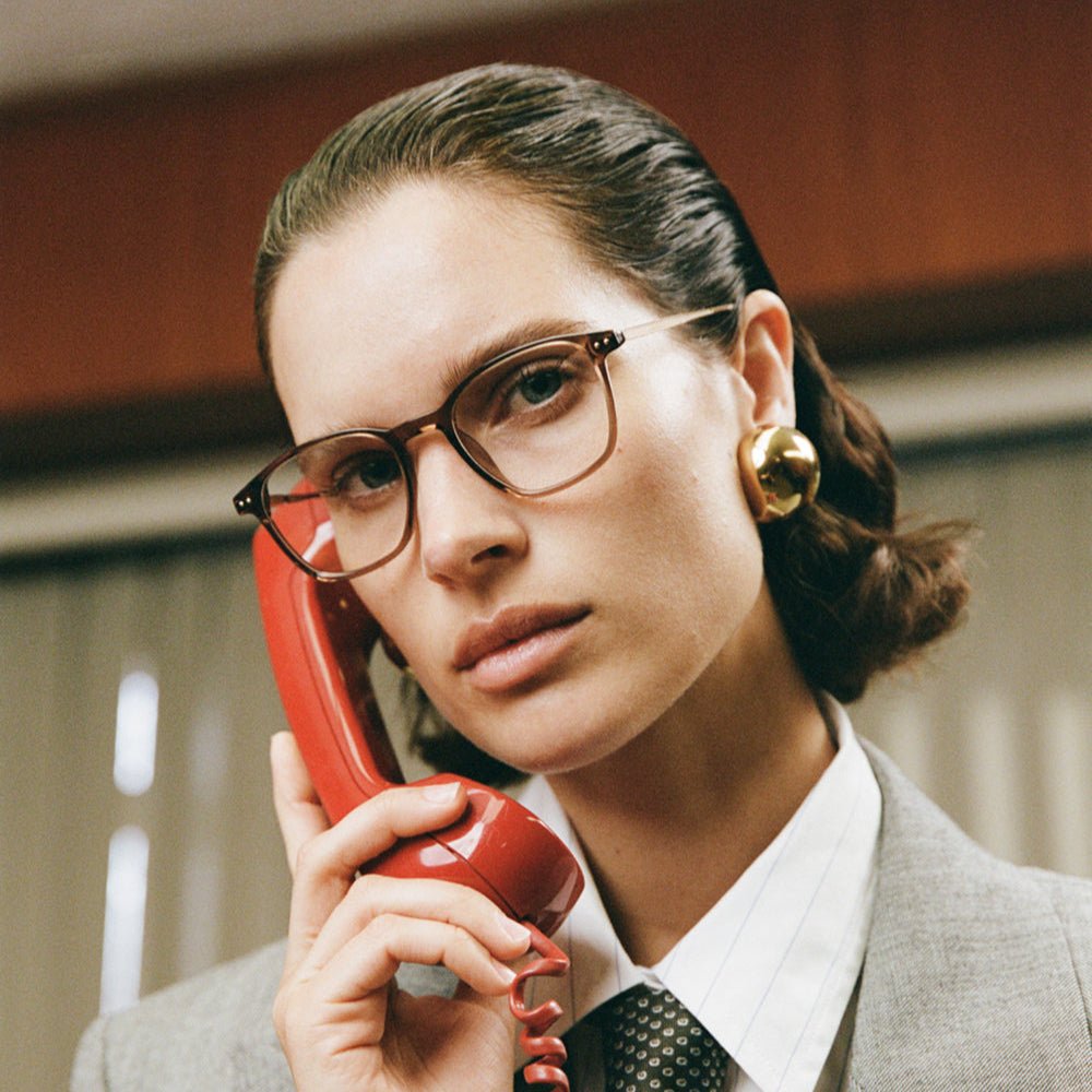 Micky Optical in Brown - LINDA FARROW - Optical Frame -