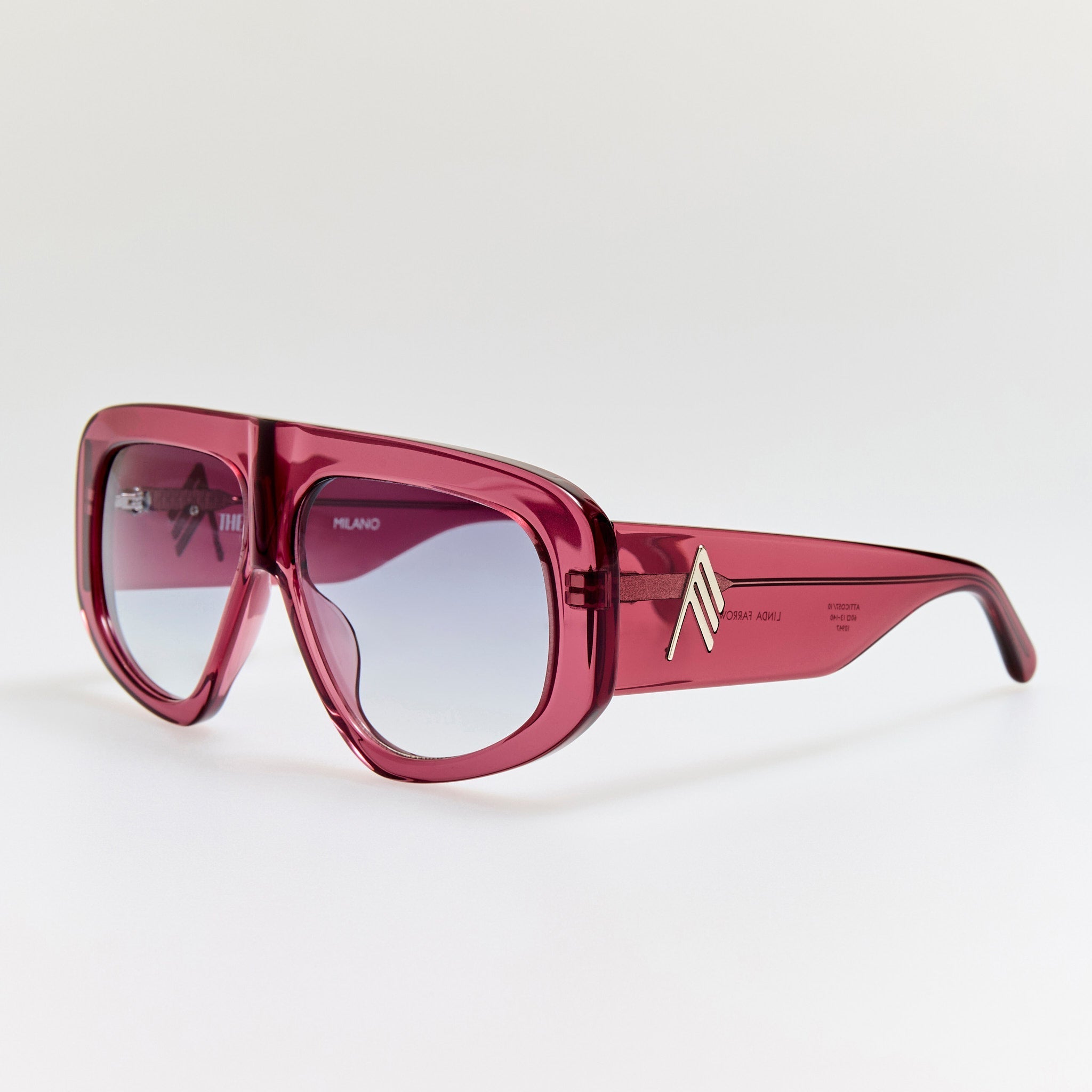 Milano Sunglasses in Pink - LINDA FARROW - Sunglasses -