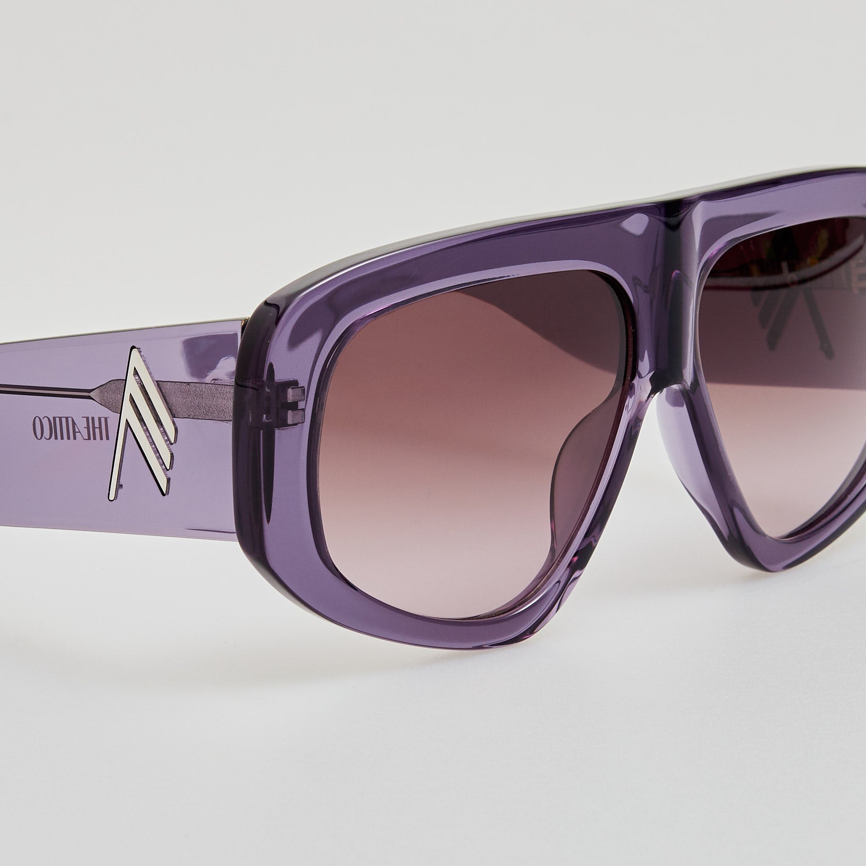 Milano Sunglasses in Purple - LINDA FARROW - Sunglasses -