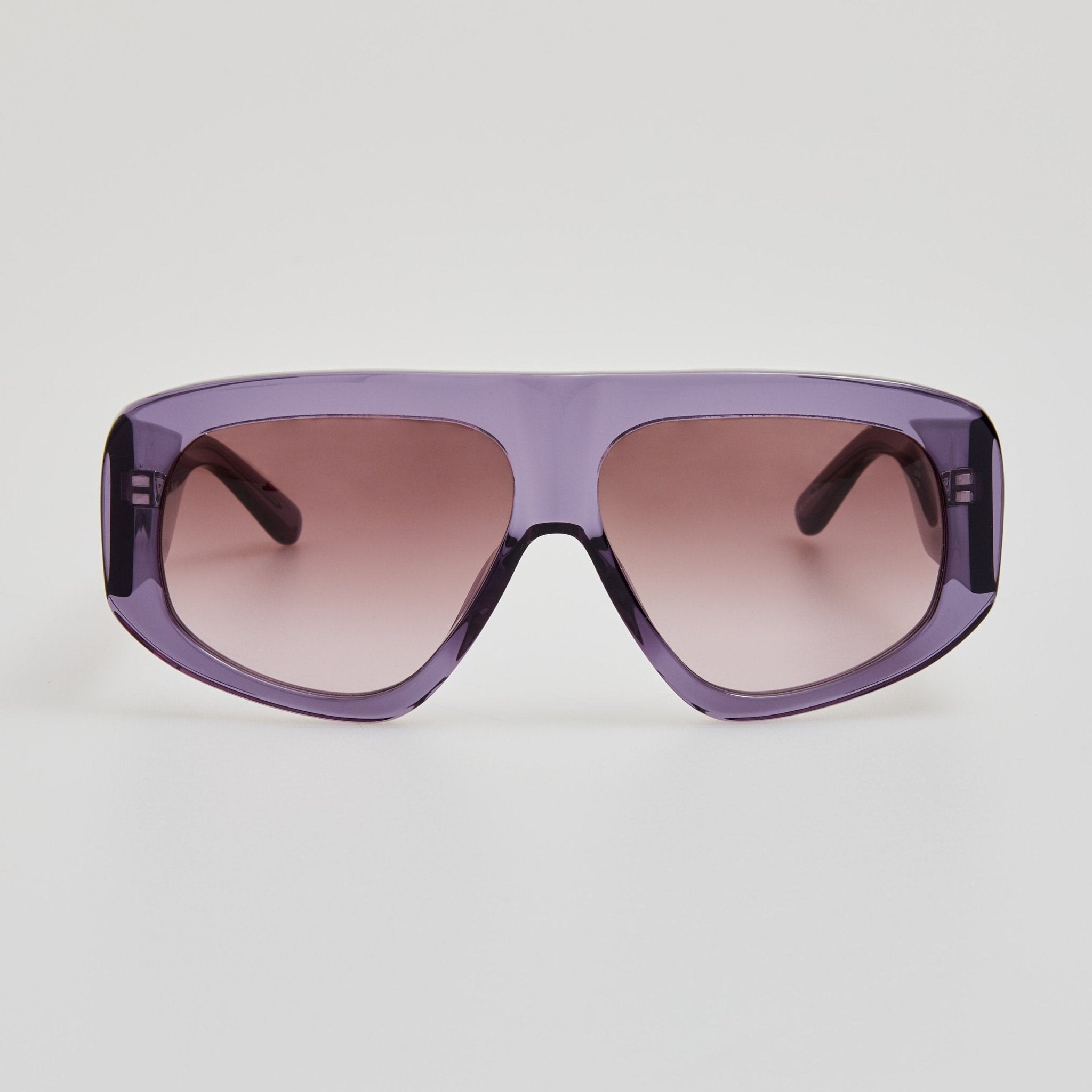Milano Sunglasses in Purple - LINDA FARROW - Sunglasses -