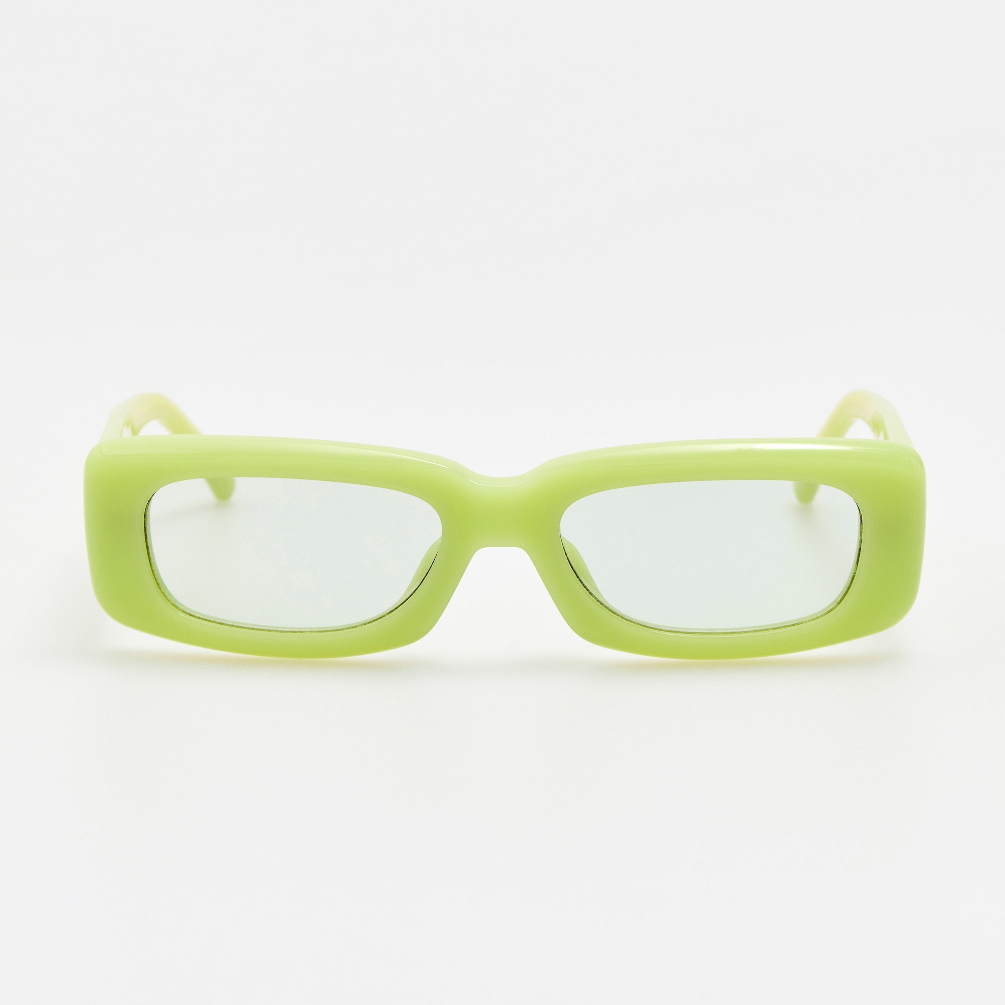 Mini Marfa in Acid Green - LINDA FARROW-Sunglasses-