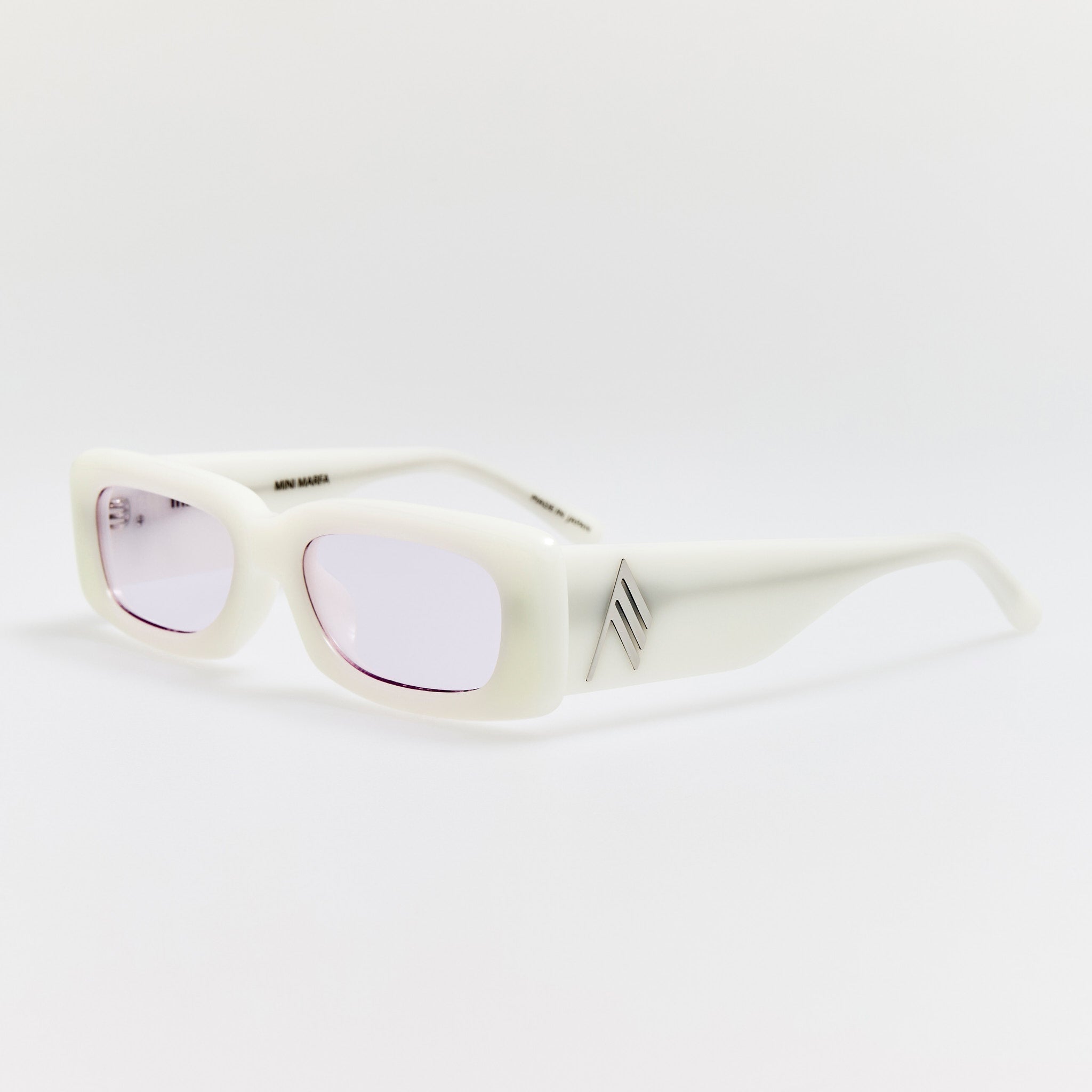 Mini Marfa Sunglasses in White - LINDA FARROW - Sunglasses -