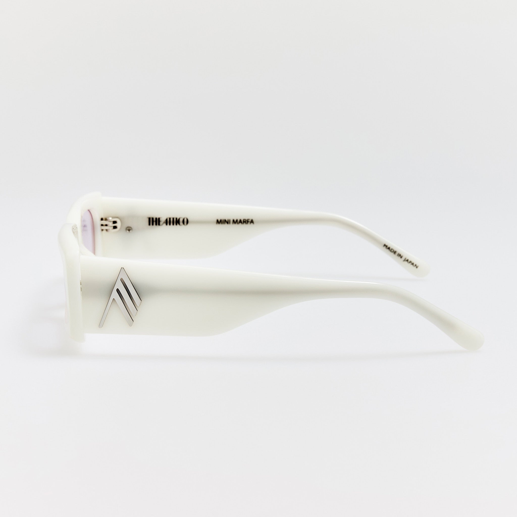 Mini Marfa Sunglasses in White - LINDA FARROW - Sunglasses -