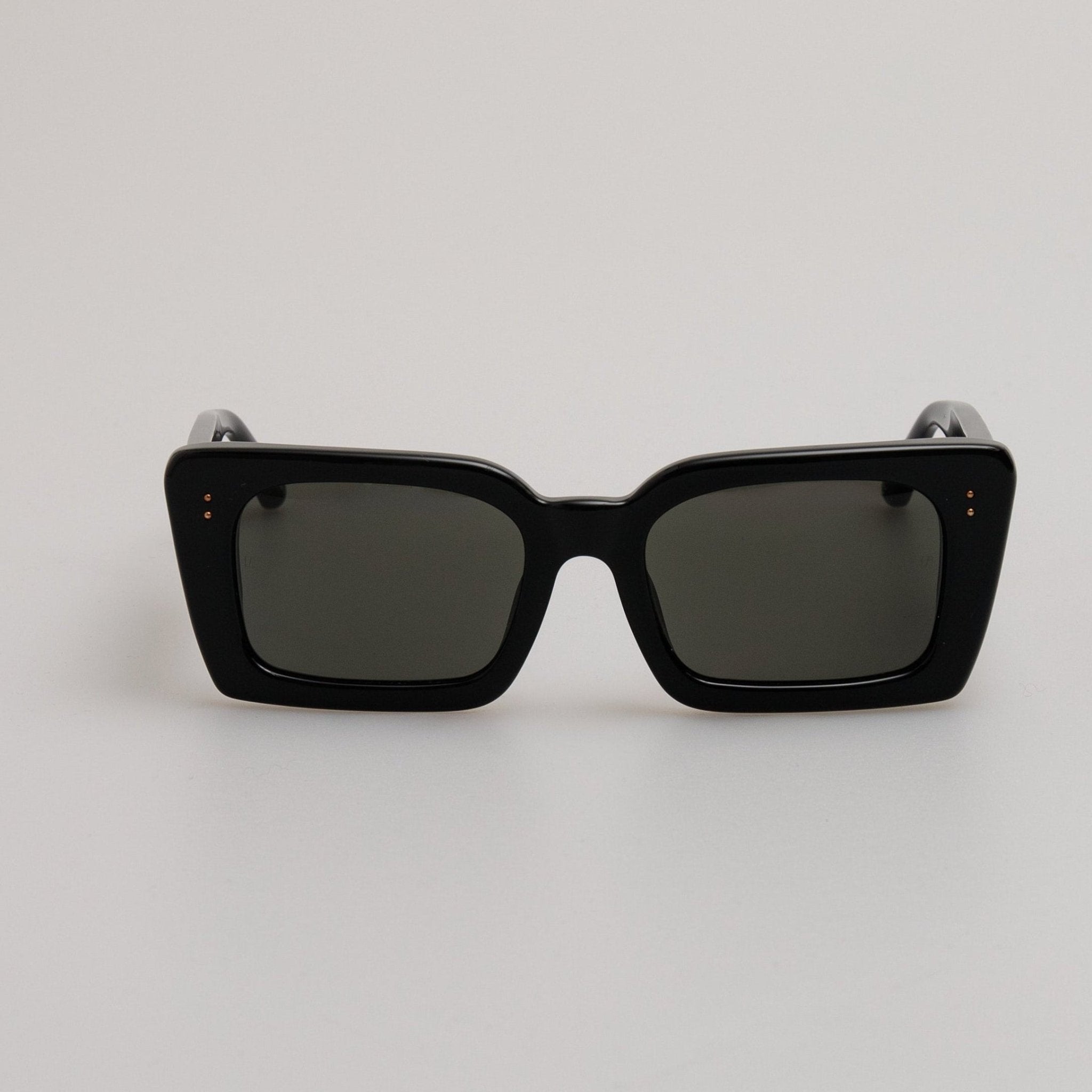 Nieve Sunglasses in Black - LINDA FARROW - Sunglasses -