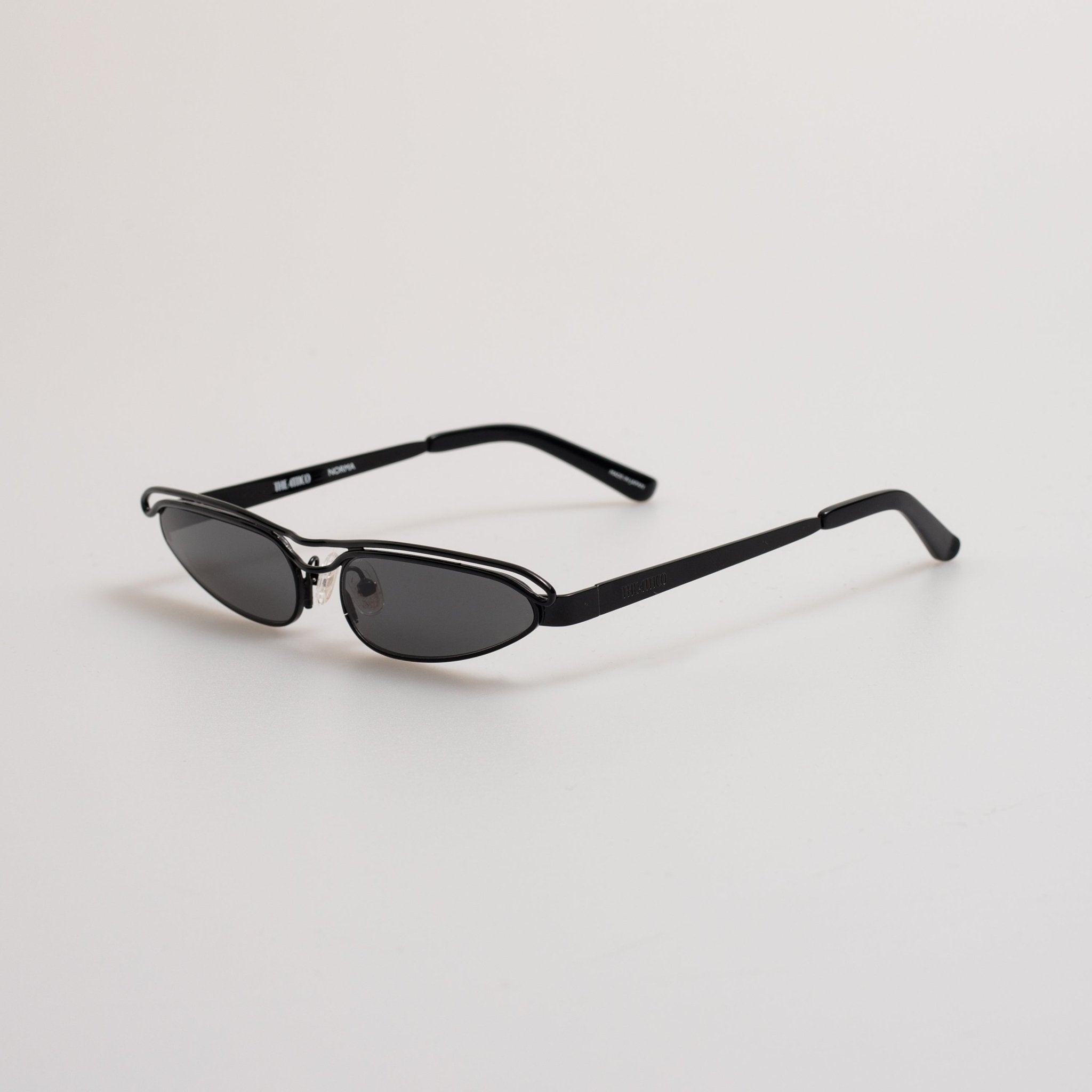 Norma Cat Eye Sunglasses in Black - LINDA FARROW - Sunglasses -