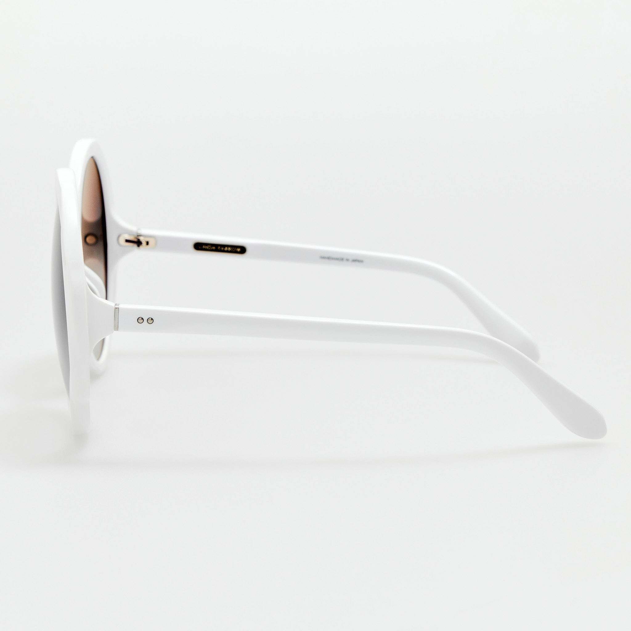 Otavia Oversized Sunglasses in White - LINDA FARROW - Sunglasses -