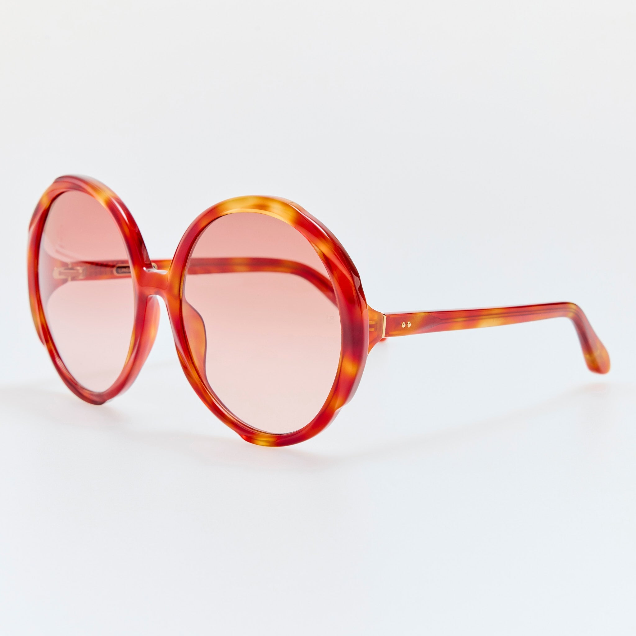 Otavia Sunglasses in Amber Tortoiseshell - LINDA FARROW - Sunglasses -