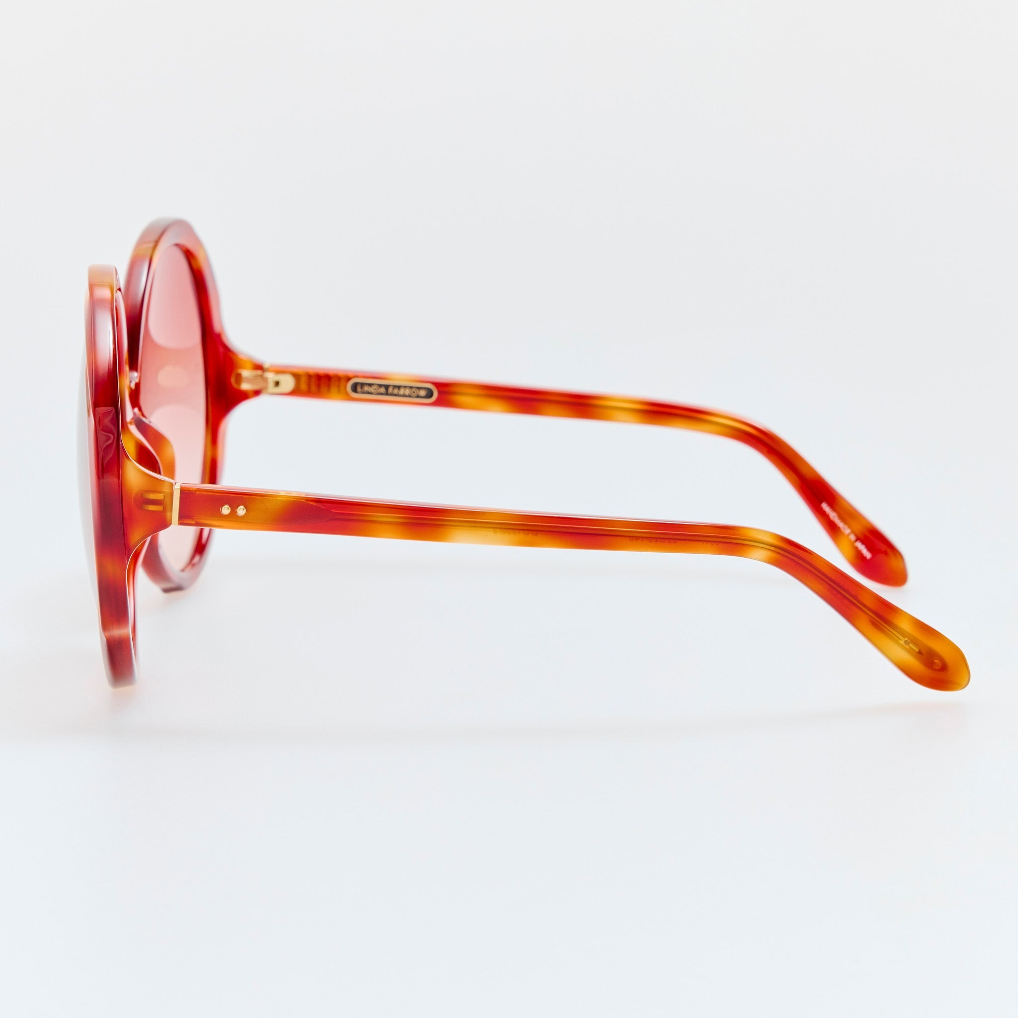Otavia Sunglasses in Amber Tortoiseshell - LINDA FARROW - Sunglasses -