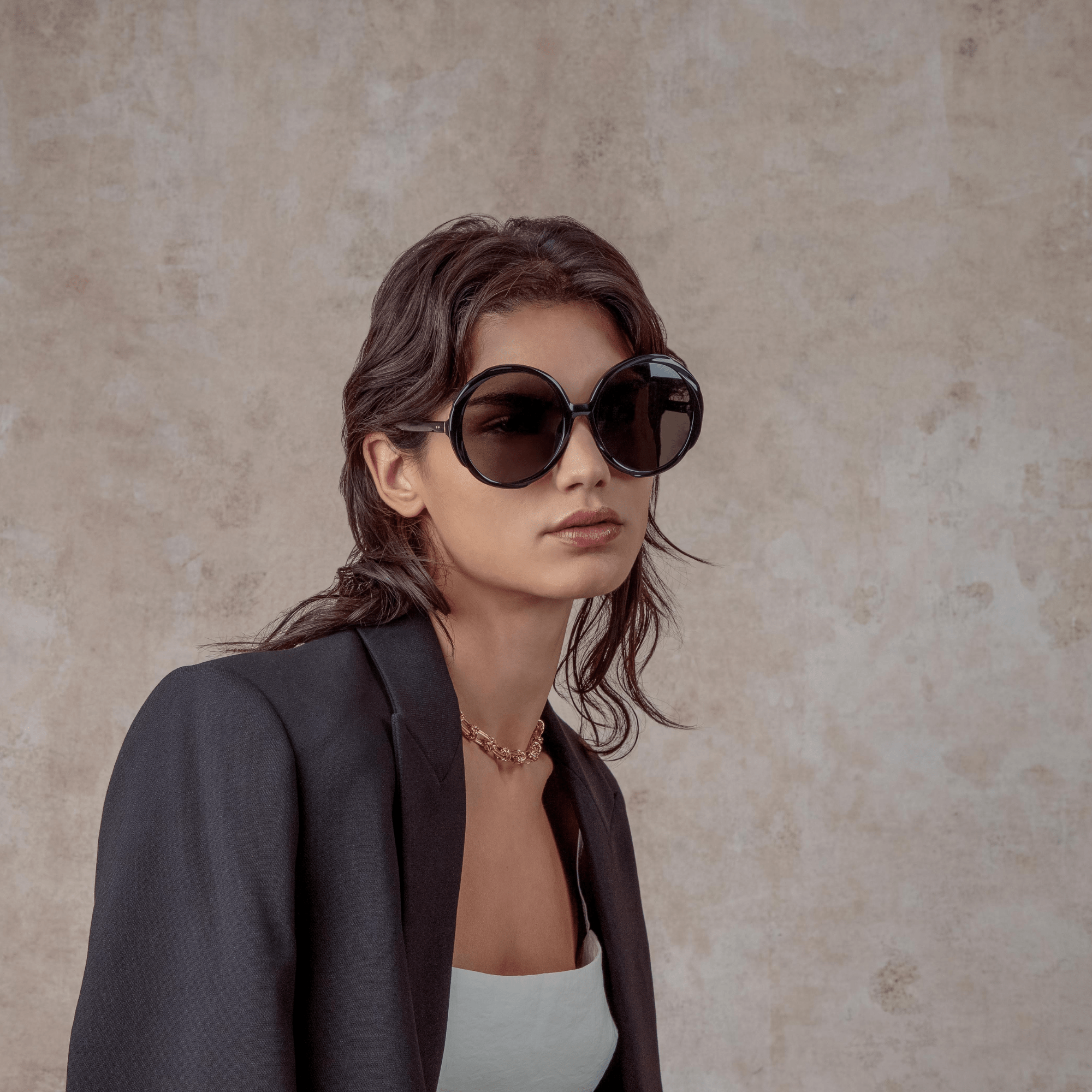 Otavia Sunglasses in Black - LINDA FARROW - Sunglasses -