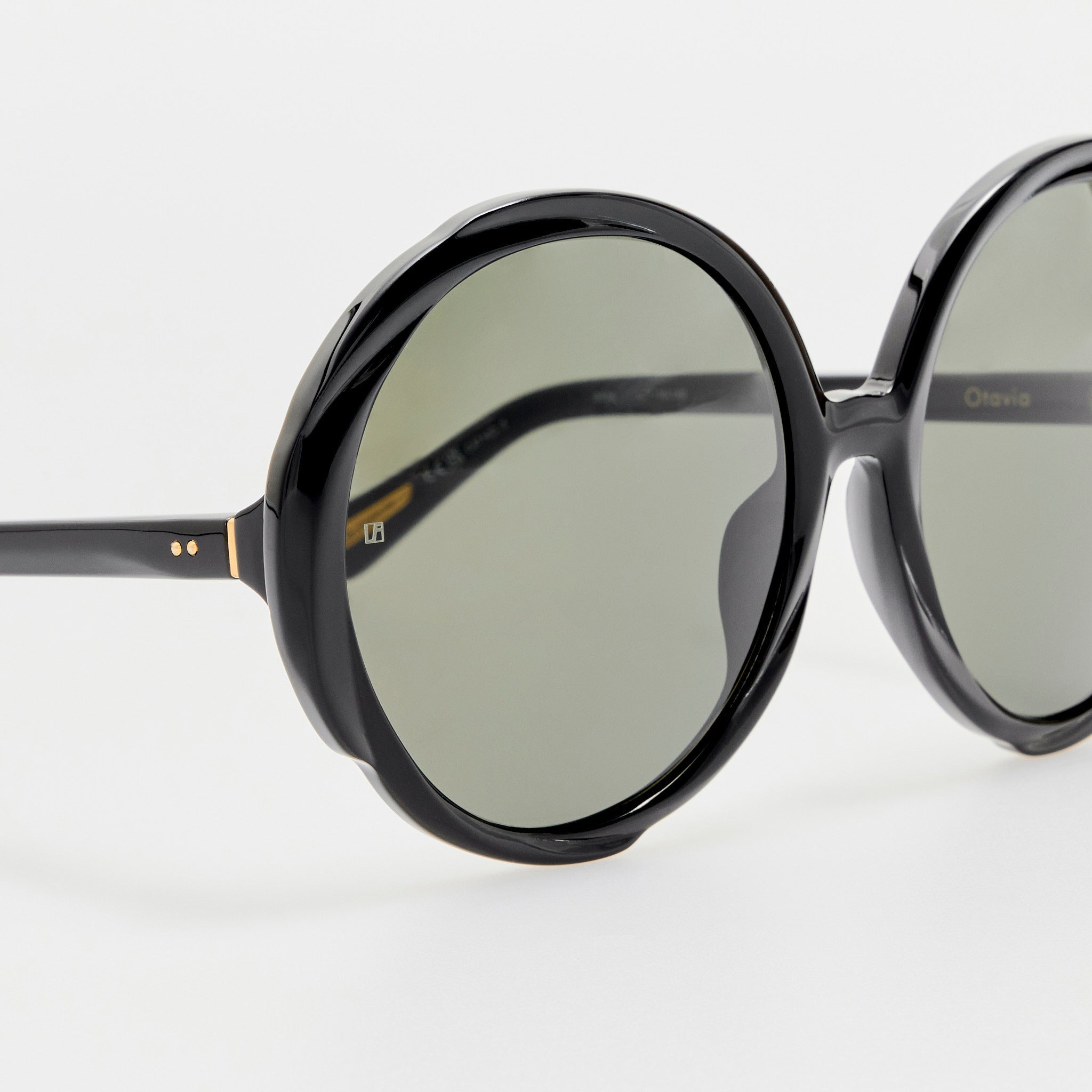 Otavia Sunglasses in Black - LINDA FARROW - Sunglasses -