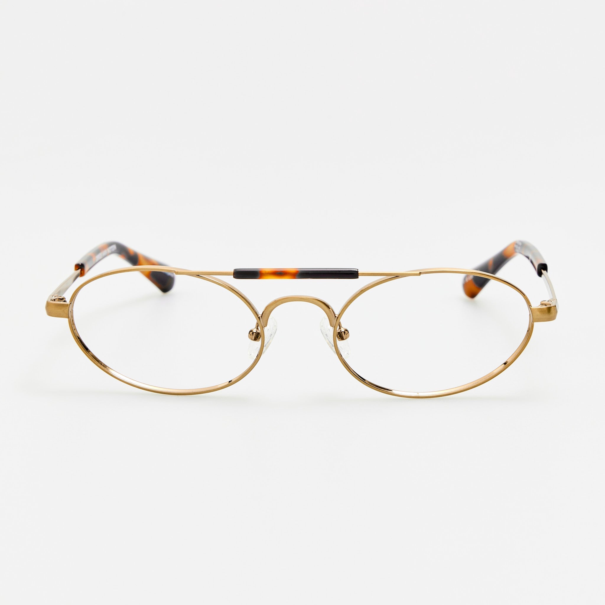 Oval Optical in Gold - LINDA FARROW-Optical Frame-