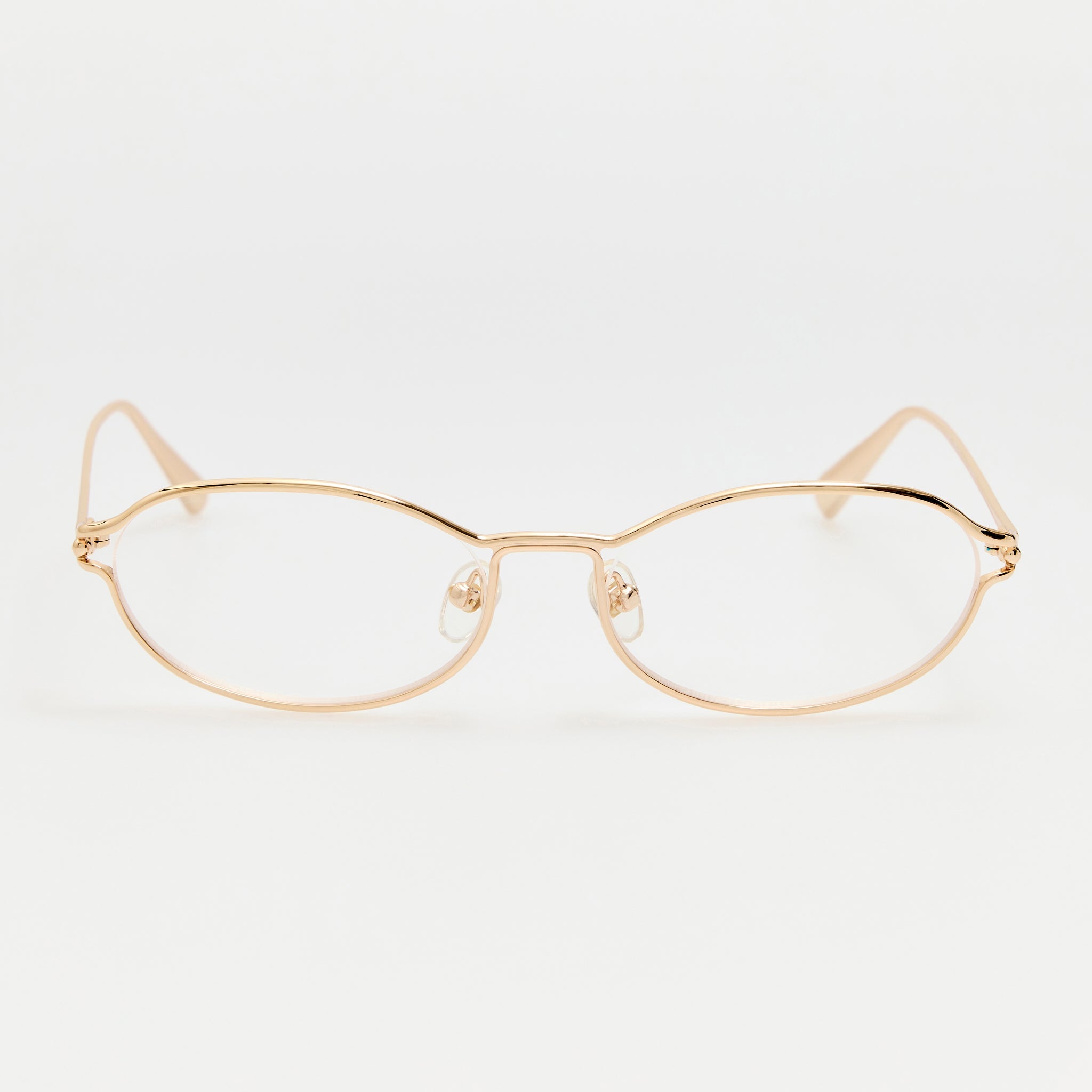 Oval Optical in Gold - LINDA FARROW-Optical Frame-