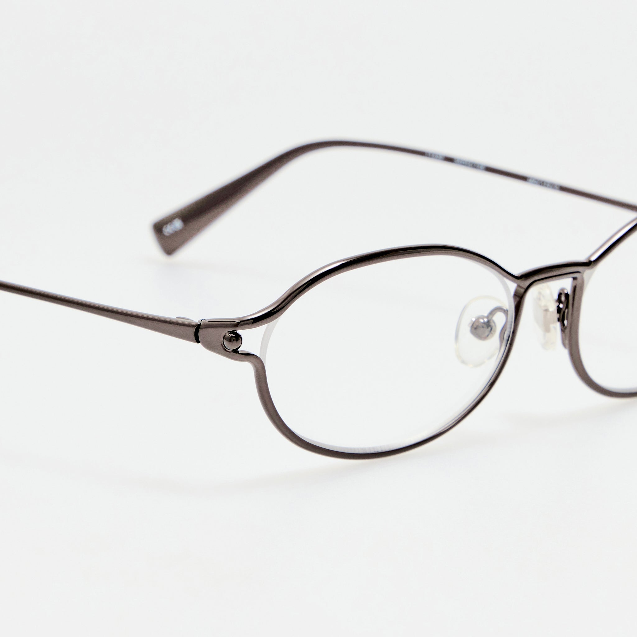 Oval Optical in Nickel - LINDA FARROW-Optical Frame-