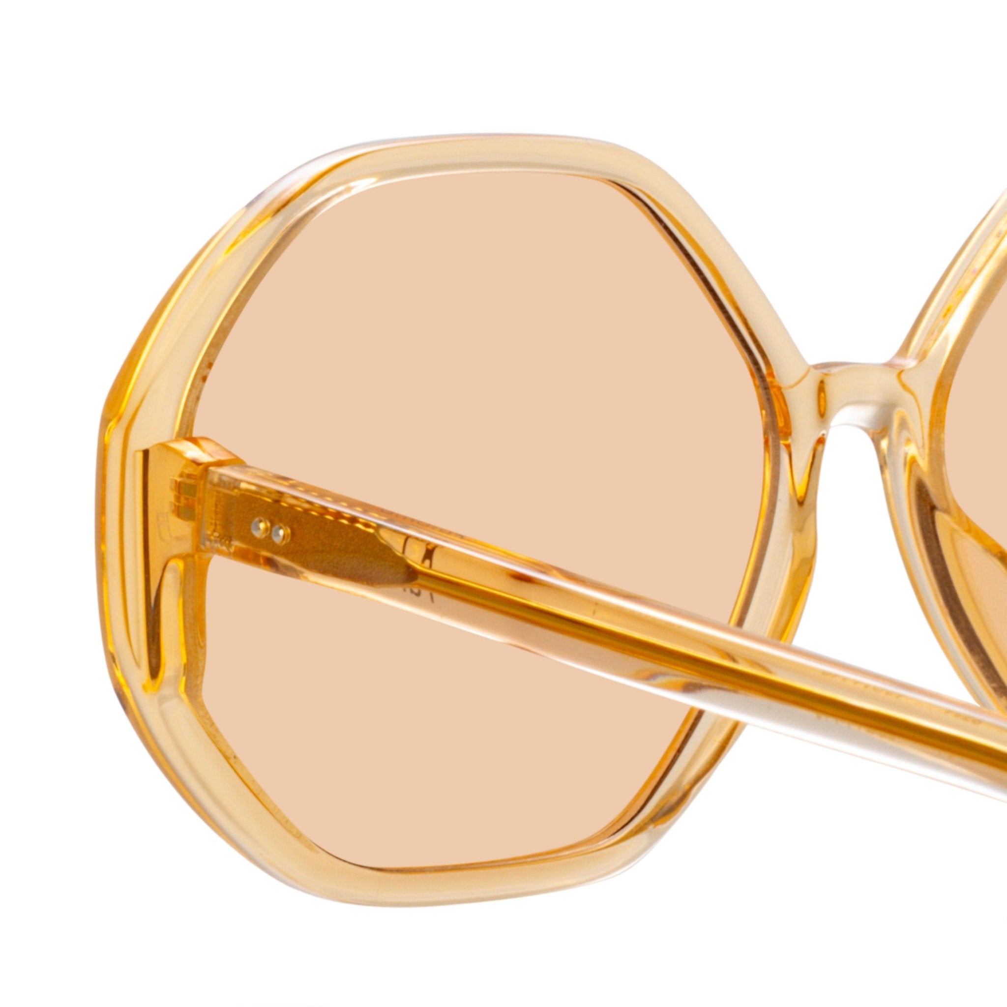 Paloma Sunglasses in Orange - LINDA FARROW - Sunglasses -