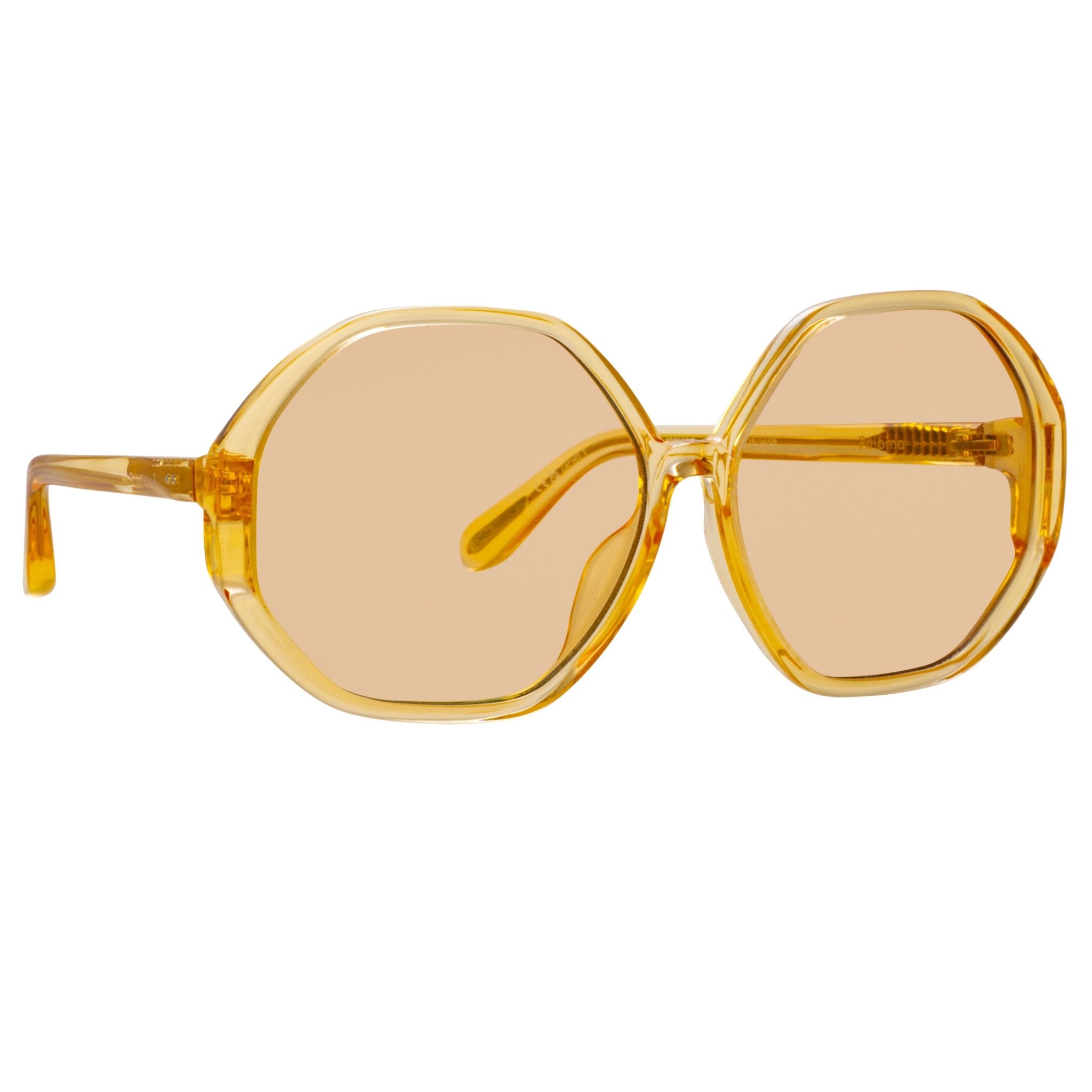 Paloma Sunglasses in Orange - LINDA FARROW - Sunglasses -