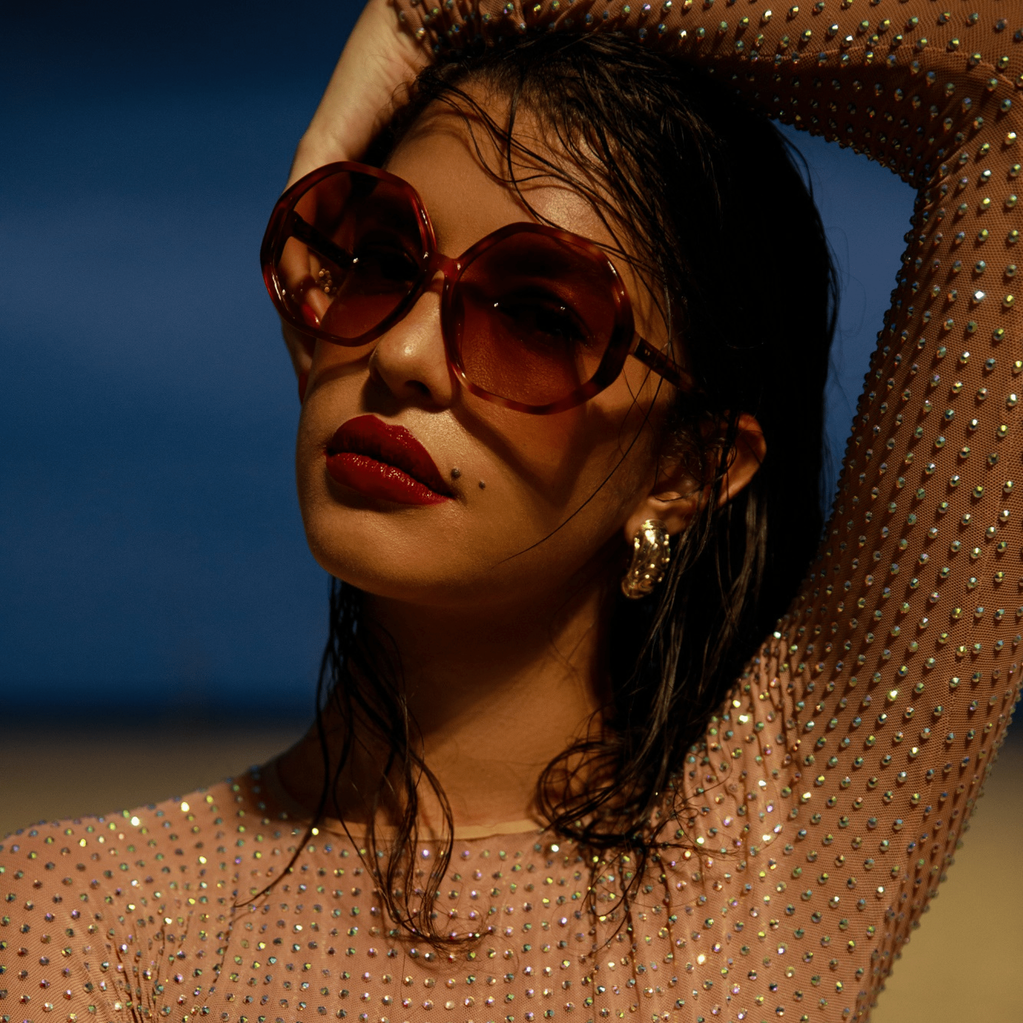 Paloma Sunglasses in Tortoiseshell - LINDA FARROW - Sunglasses -