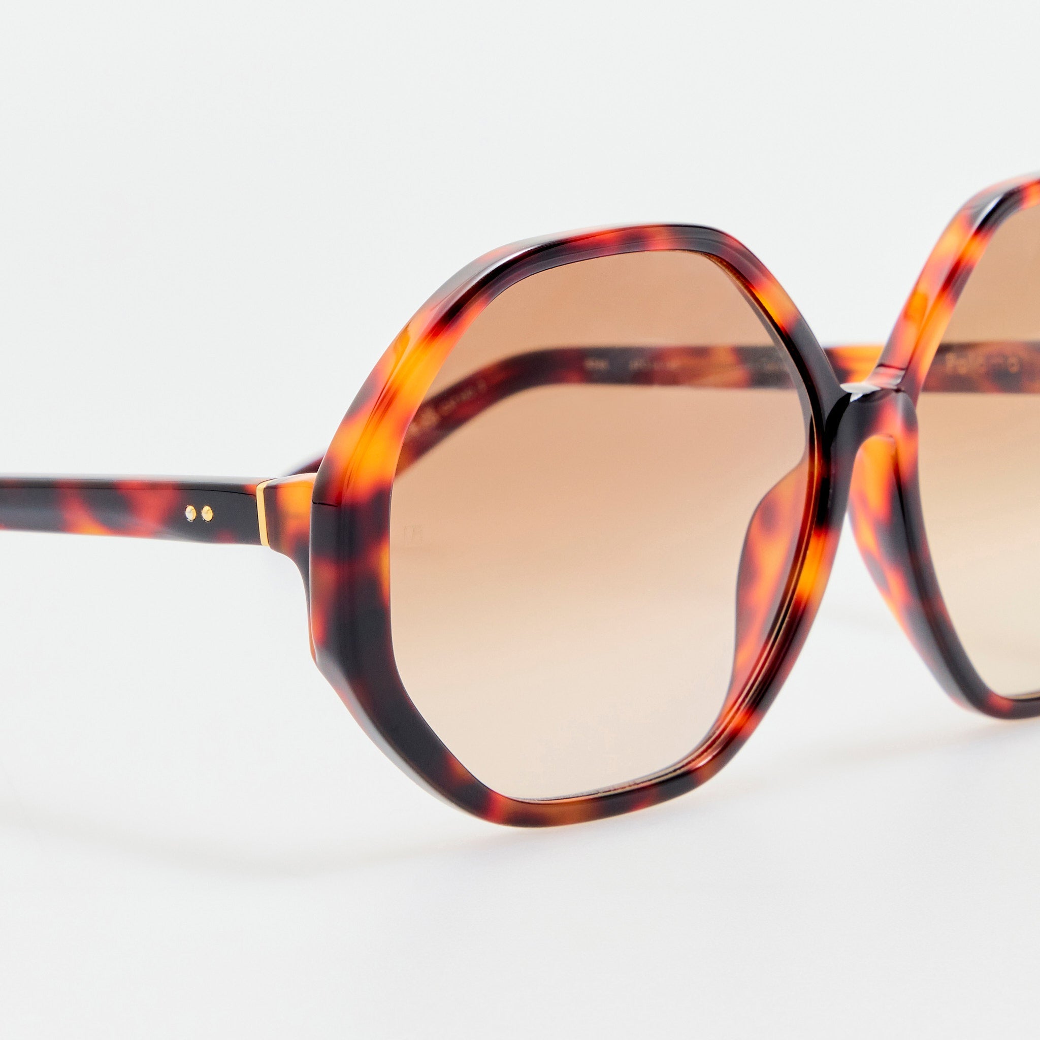 Paloma Sunglasses in Tortoiseshell - LINDA FARROW - Sunglasses -