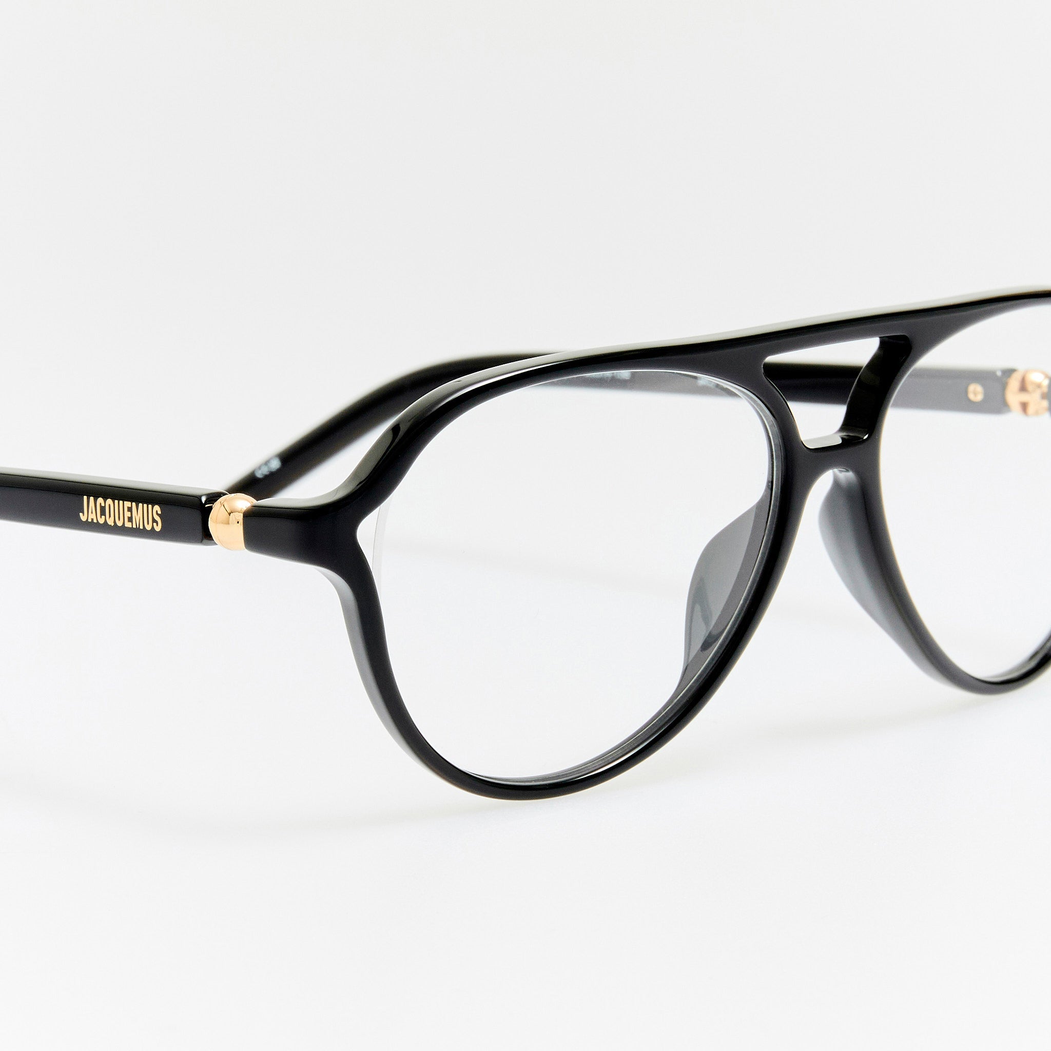 Pastro Optical in Black - LINDA FARROW - Optical Frame -