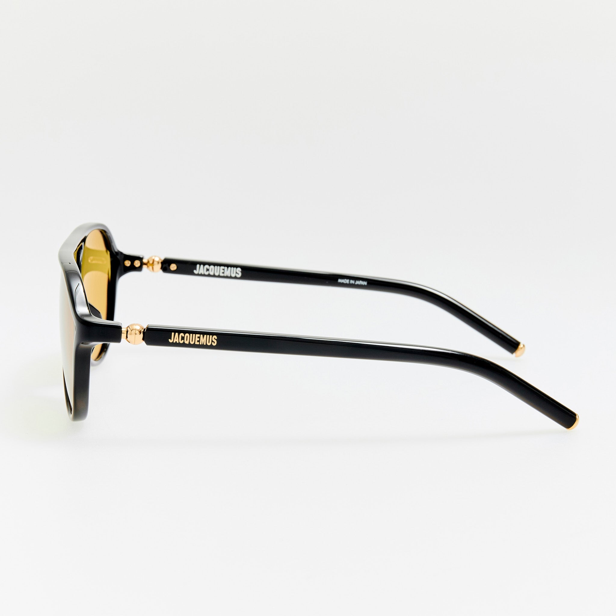 Pastro Sunglasses in Black and Yellow - LINDA FARROW - Sunglasses -
