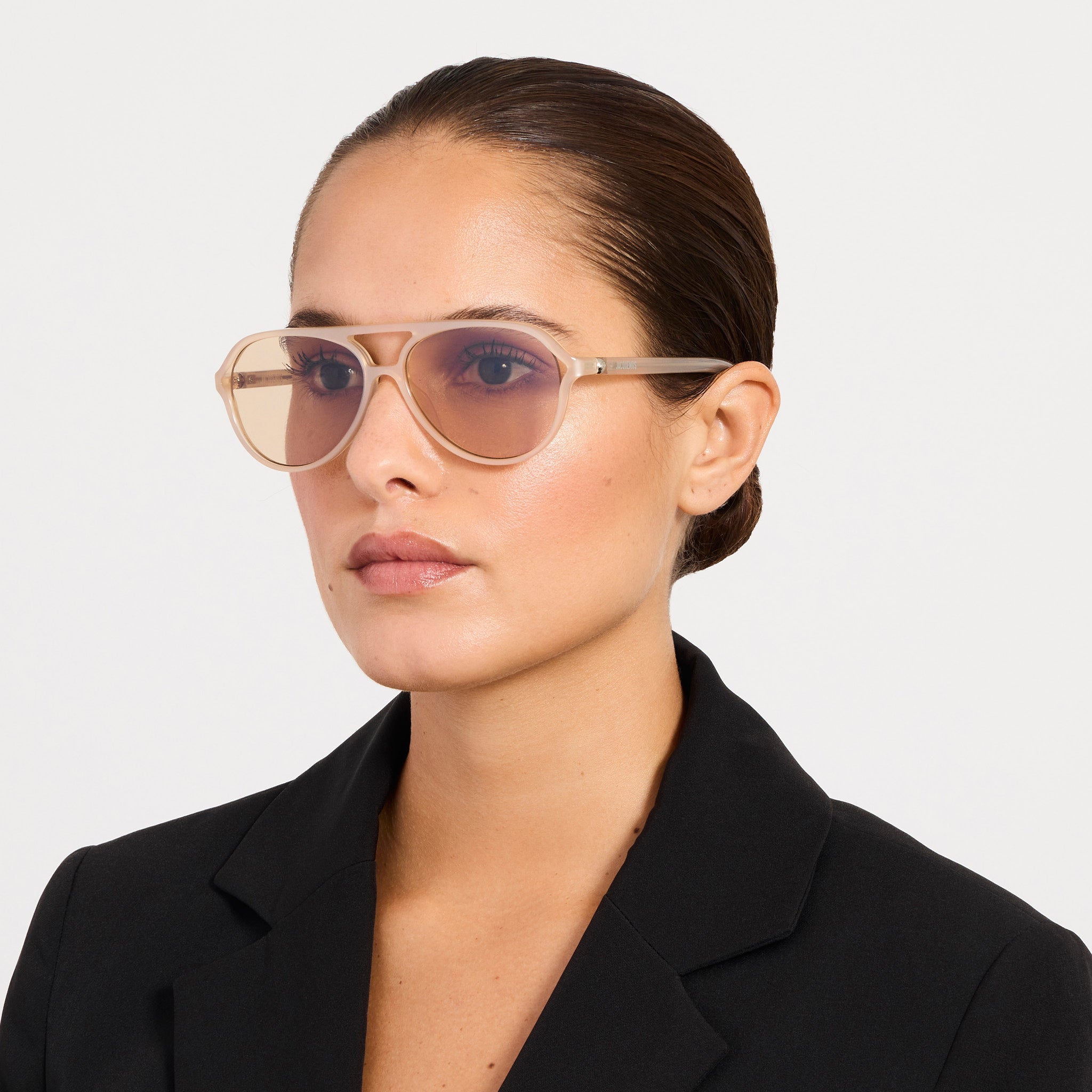Pastro Sunglasses in Nude - LINDA FARROW-Sunglasses-