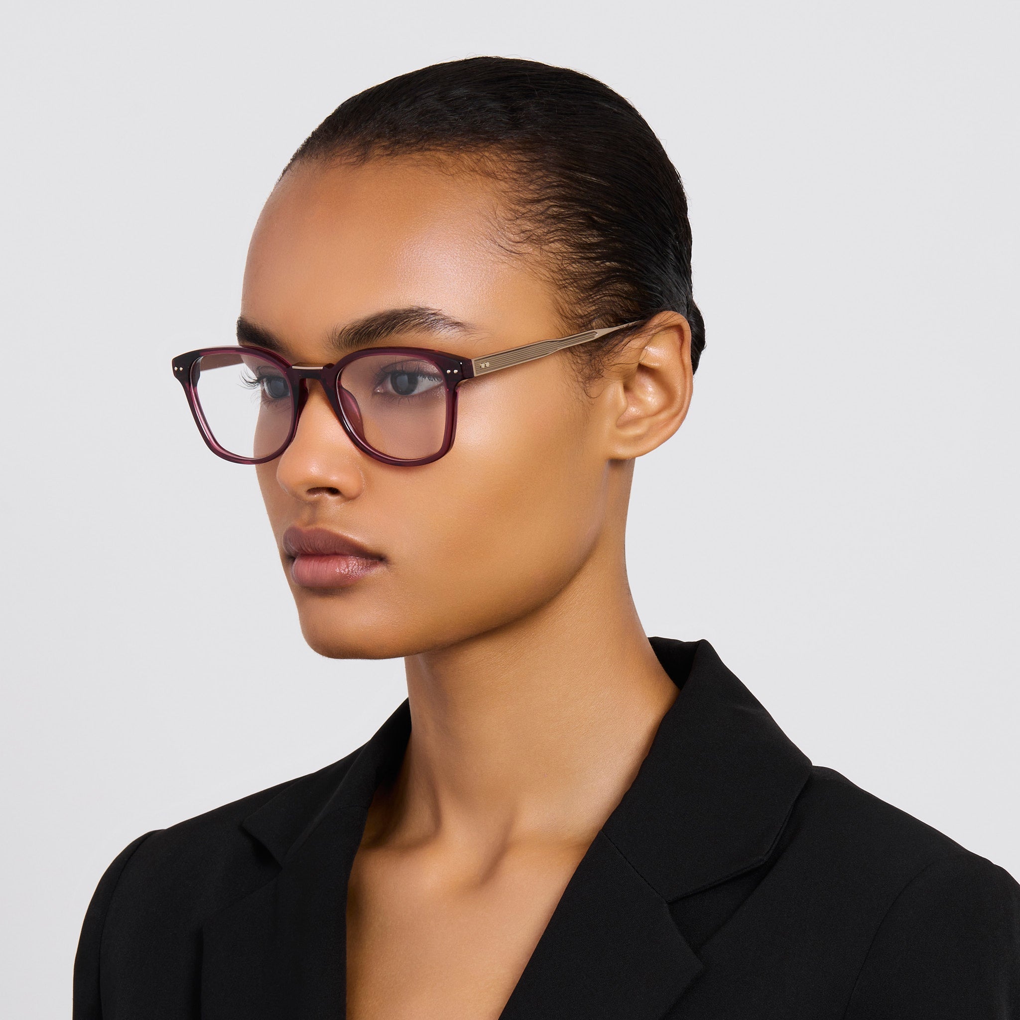 Paulson Optical in Wine - LINDA FARROW - Optical Frame -