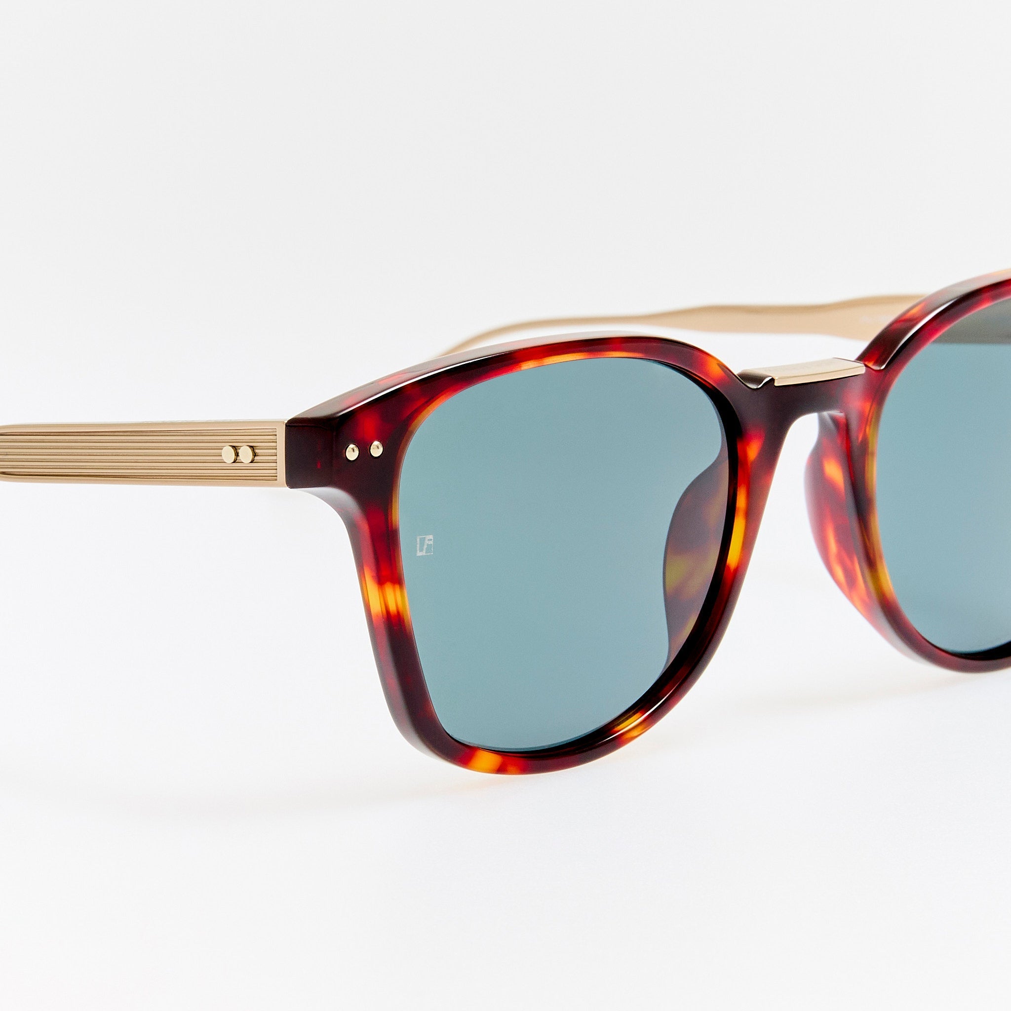 Paulson Sunglasses in Dark Tortoiseshell - LINDA FARROW - Sunglasses -