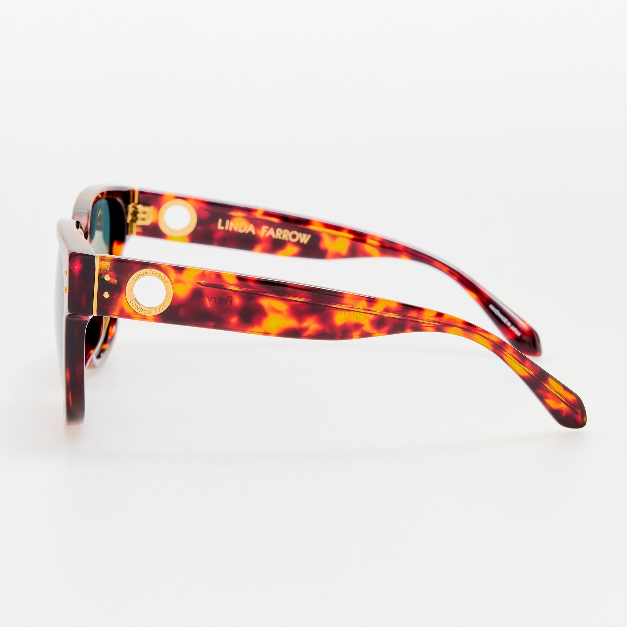 Perry Sunglasses in Tortoiseshell - LINDA FARROW - Sunglasses -