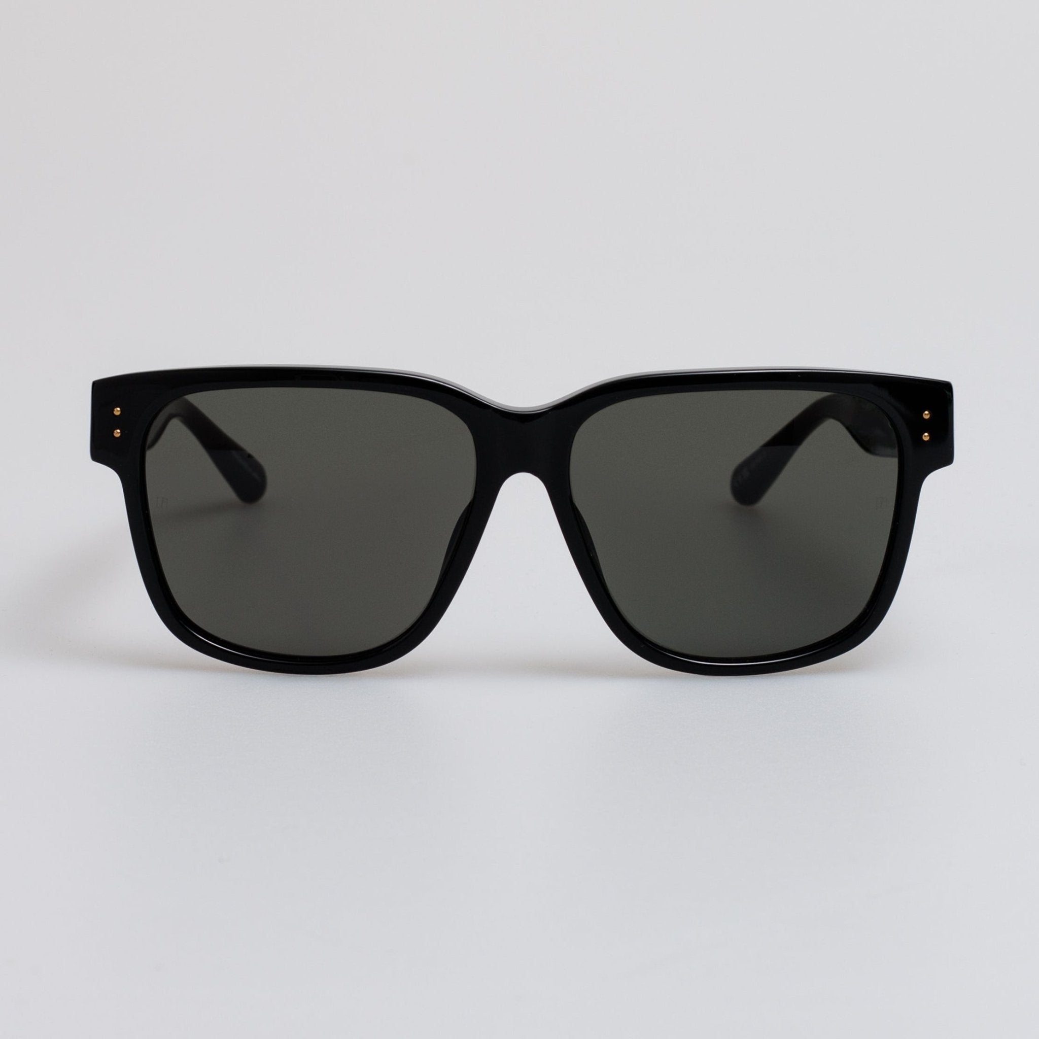 Perry Talisman Sunglasses in Black - LINDA FARROW - Sunglasses -