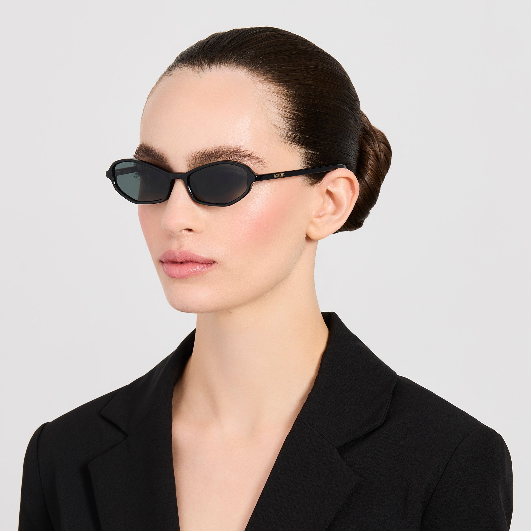 Pina Sunglasses in Black - LINDA FARROW-Sunglasses-