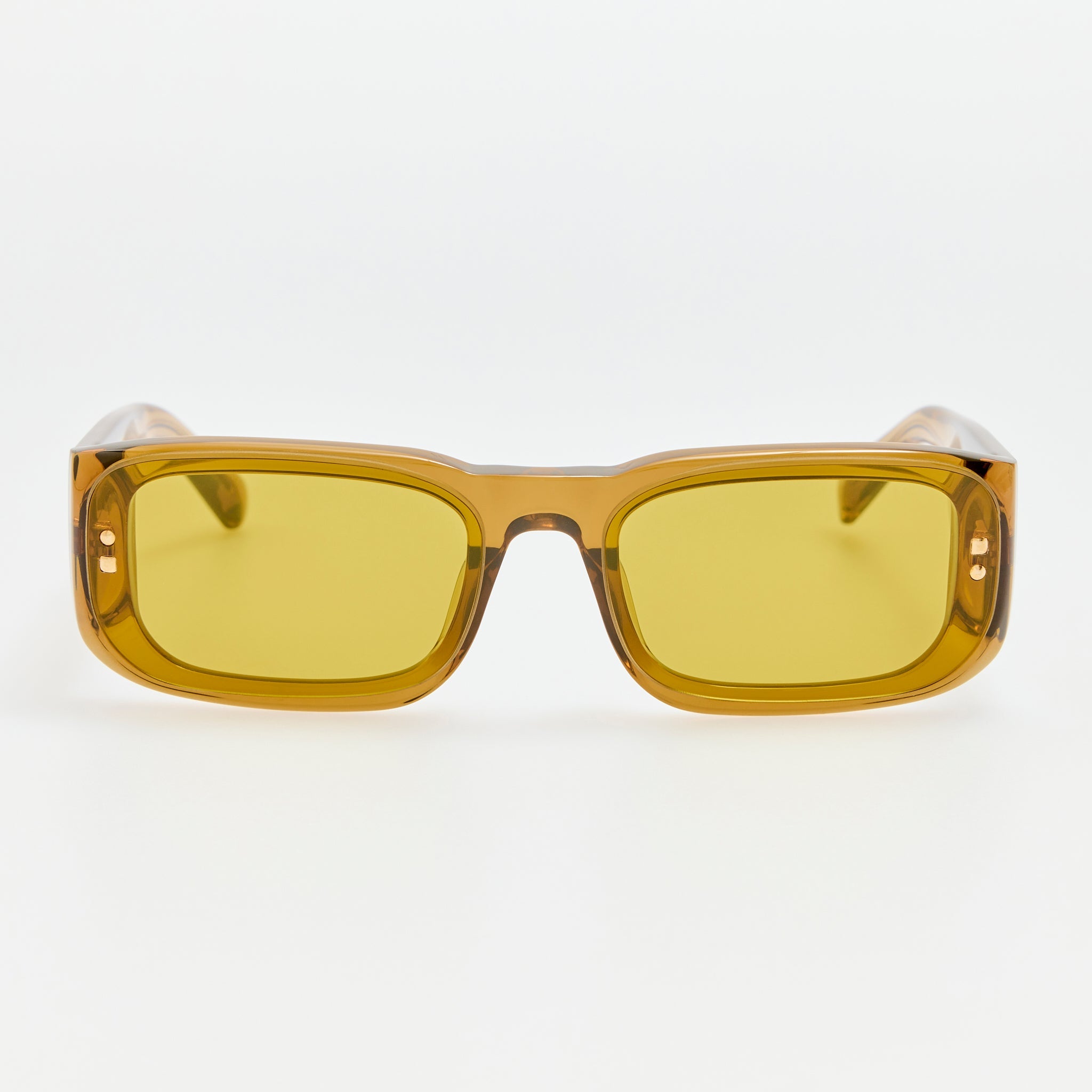 Pisco Sunglasses in Brown - LINDA FARROW-Sunglasses-