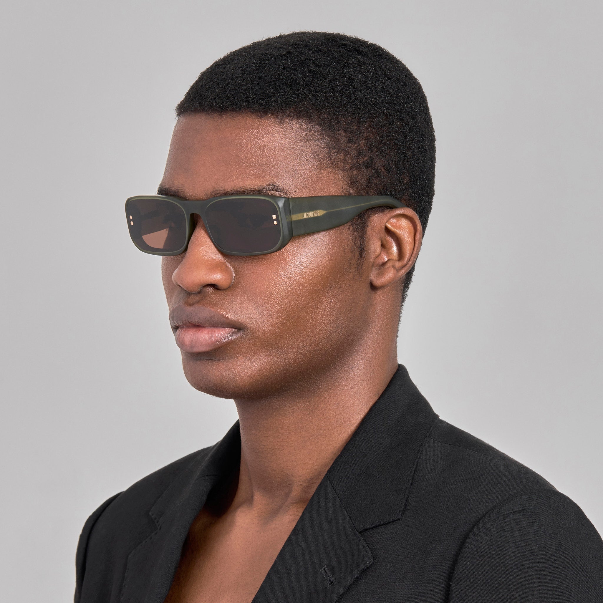 Pisco Sunglasses in Green - LINDA FARROW-Sunglasses-