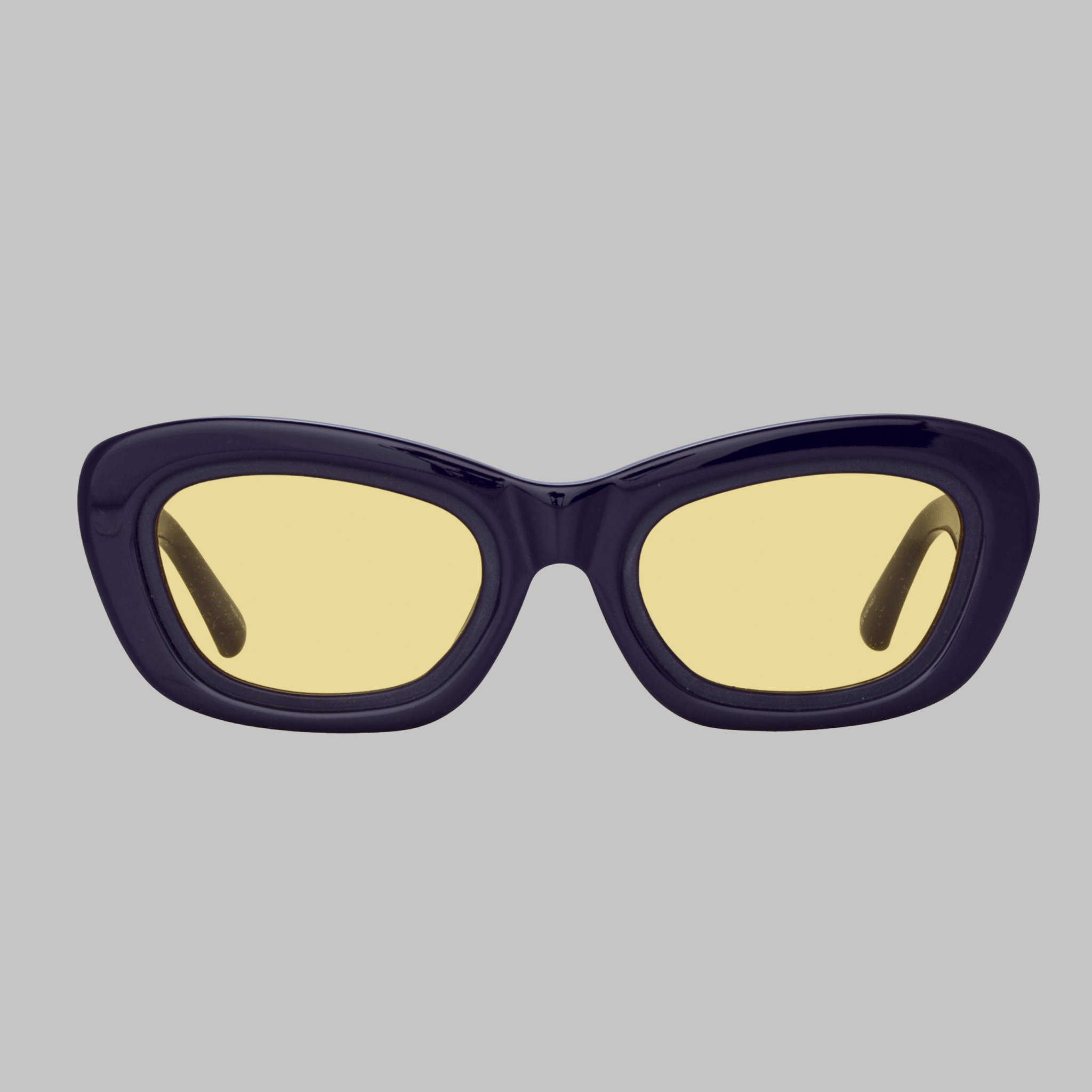 Rania Cat Eye Sunglasses in Purple - LINDA FARROW - Sunglasses -
