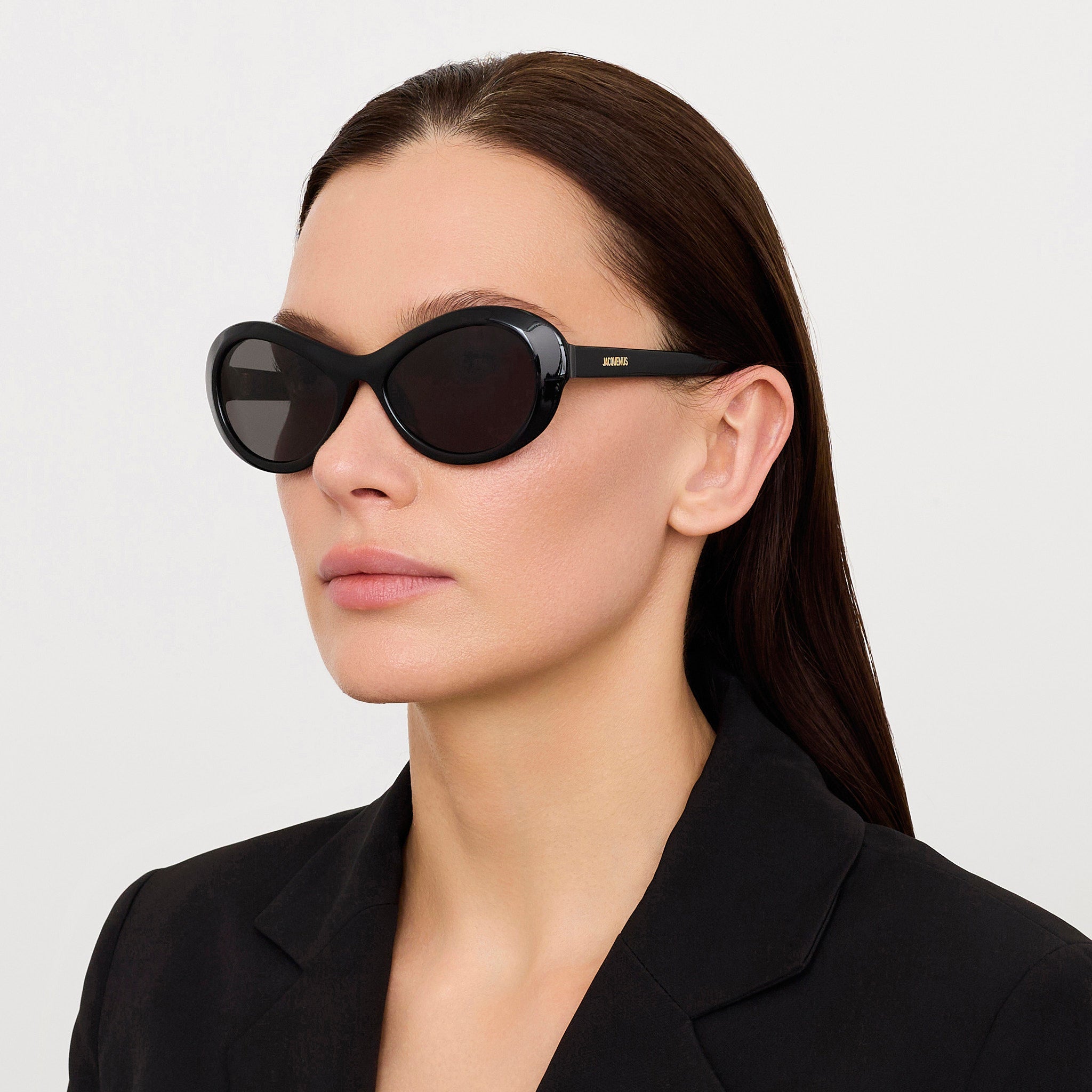Rond Sunglasses in Black - LINDA FARROW - Sunglasses -