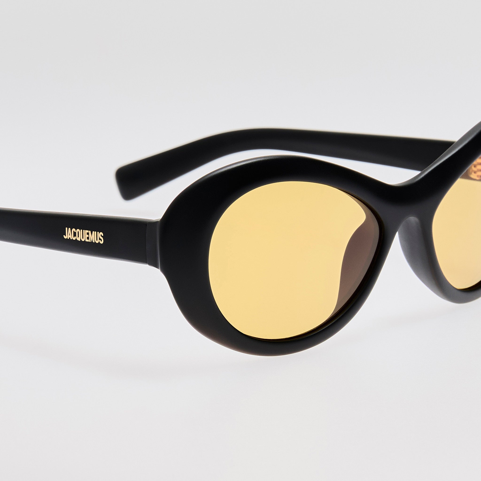 Rond Sunglasses in Matt Black - LINDA FARROW - Sunglasses -