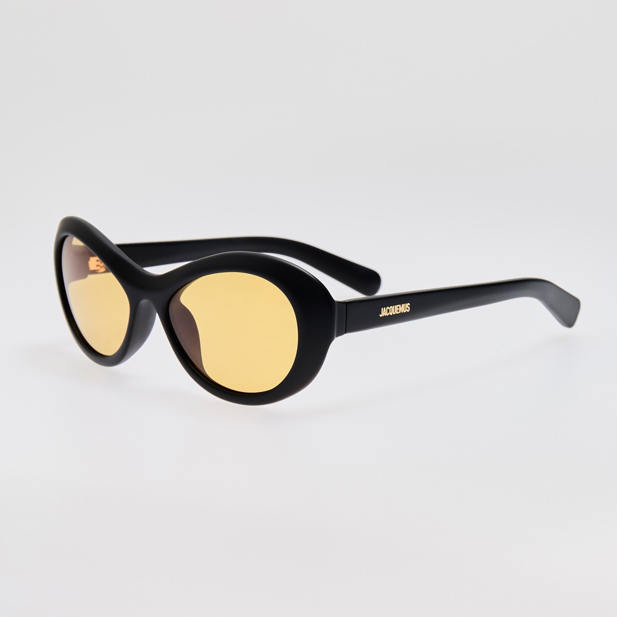 Rond Sunglasses in Matt Black - LINDA FARROW - Sunglasses -