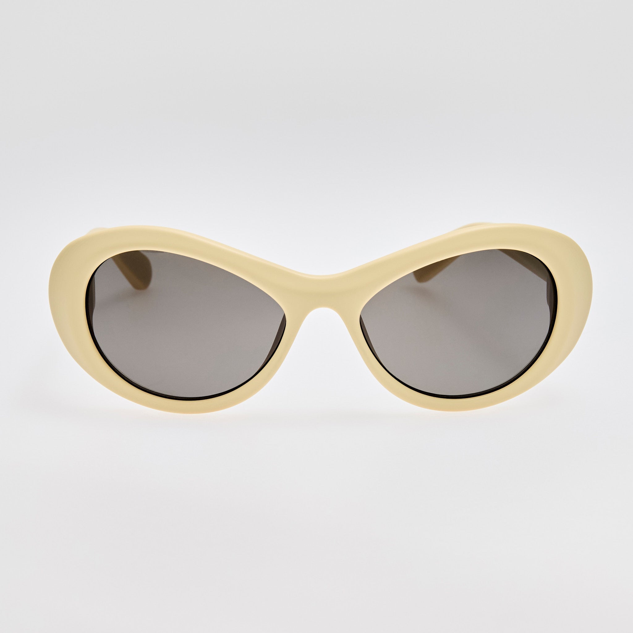 Rond Sunglasses in Matt Straw - LINDA FARROW - Sunglasses -
