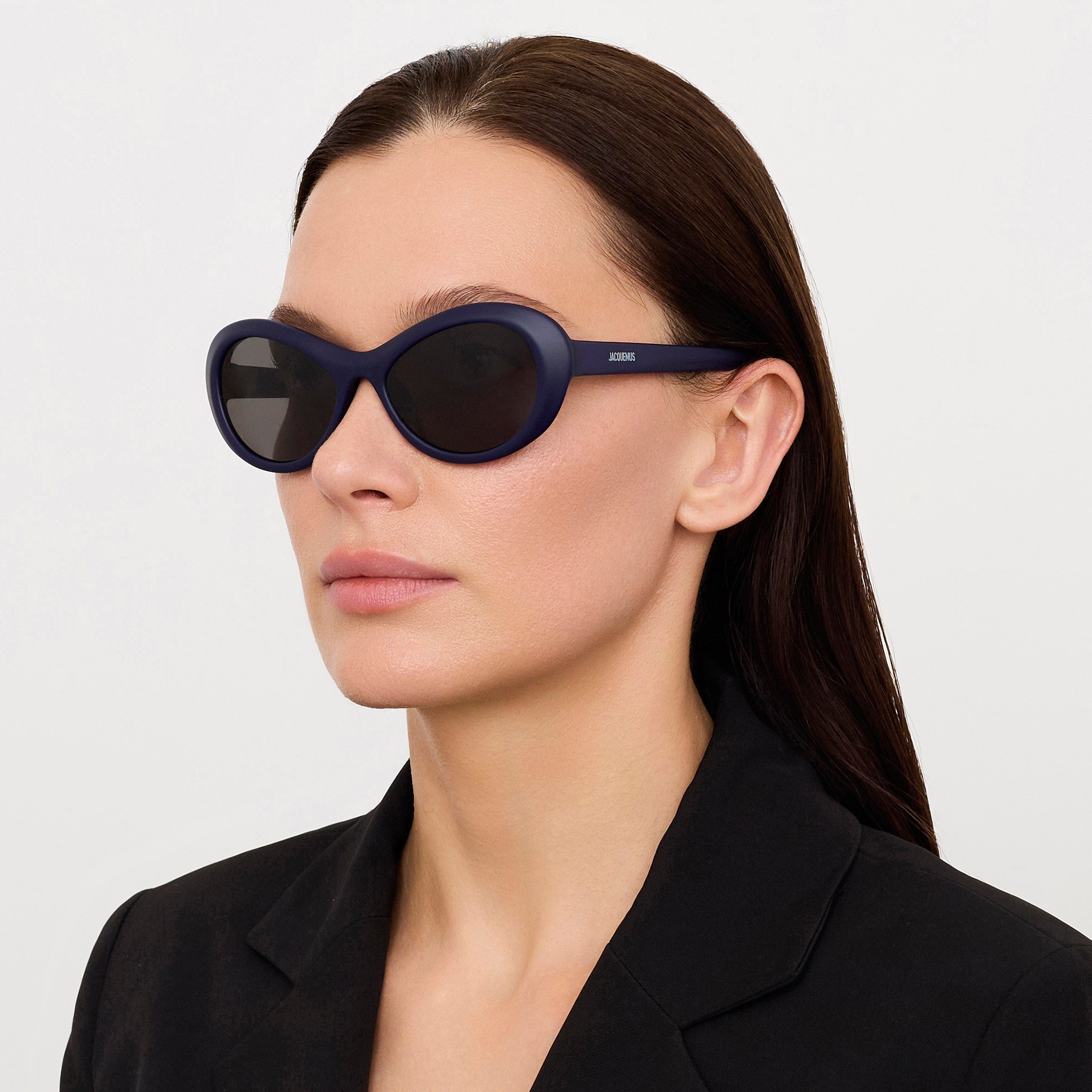 Rond Sunglasses in Matt Straw - LINDA FARROW - Sunglasses -