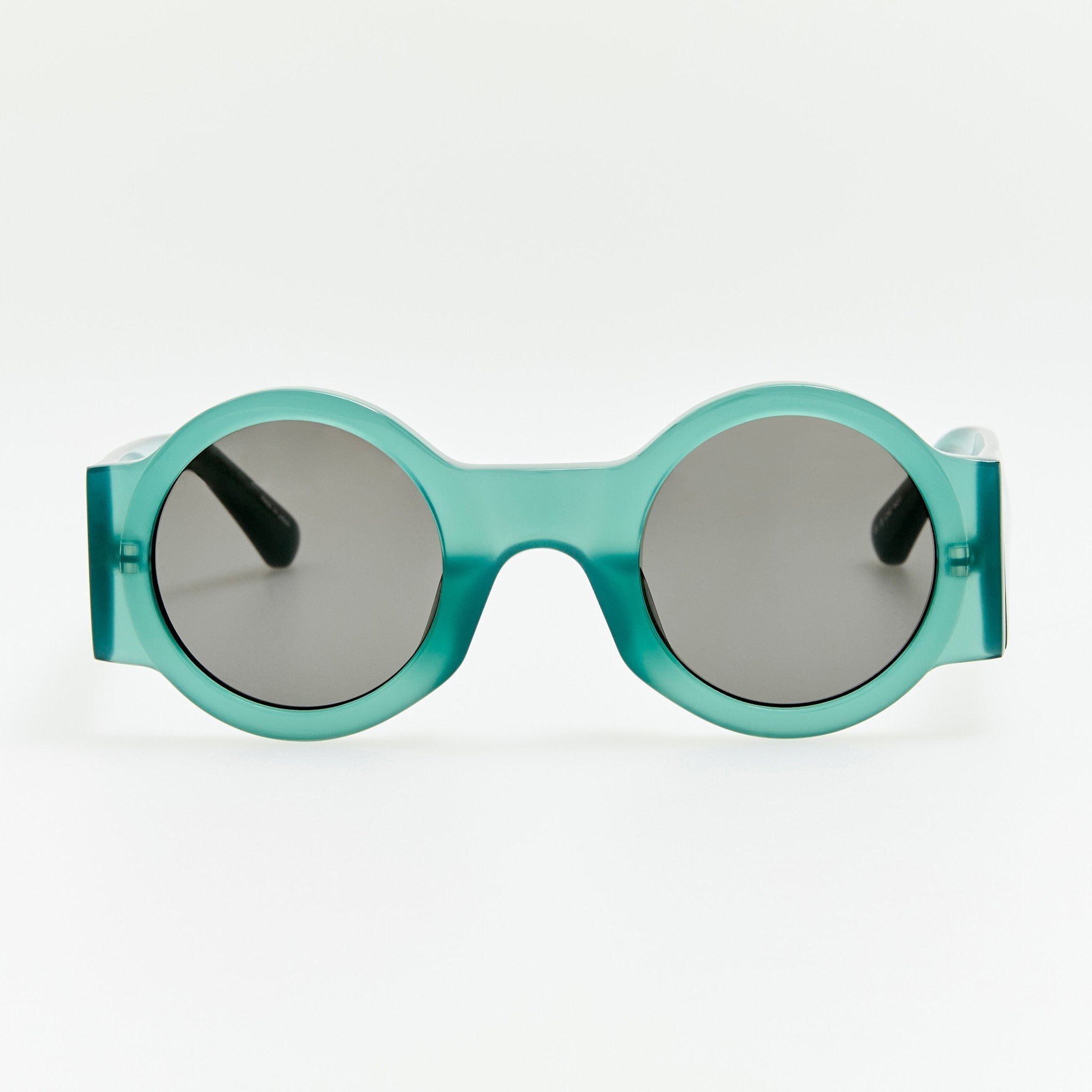 Roud Sunglasses in Teal - LINDA FARROW - Sunglasses -