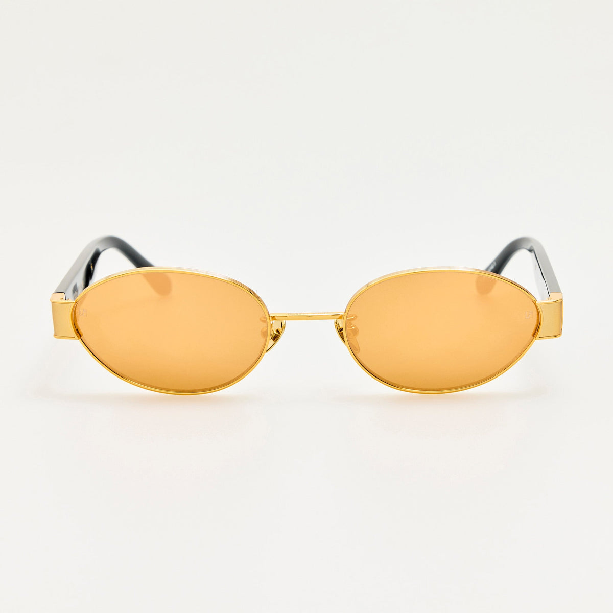 Sadie Sunglasses in 24K Gold - LINDA FARROW-Sunglasses-