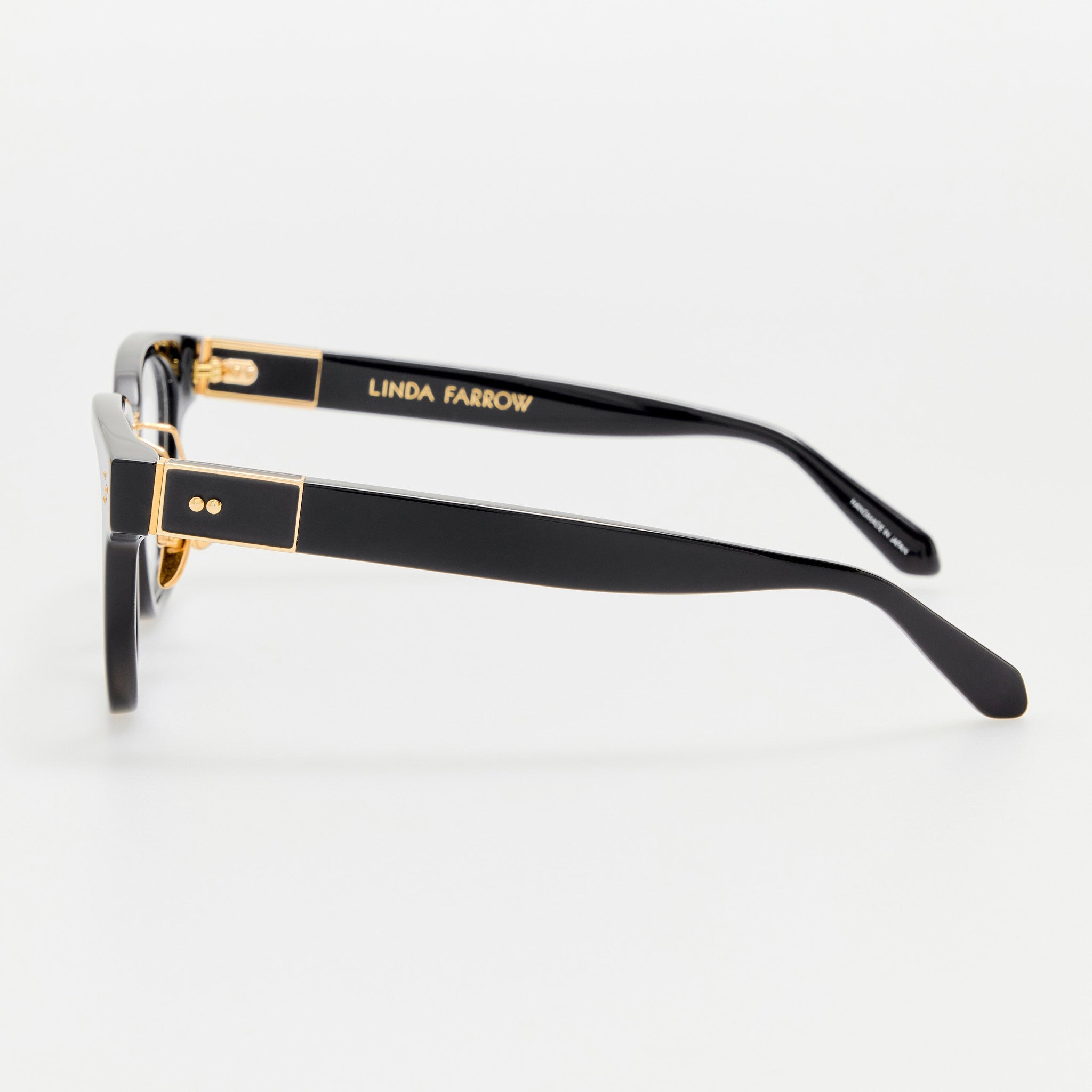 Sanchez Optical Frame in Black - LINDA FARROW - Optical Frame -