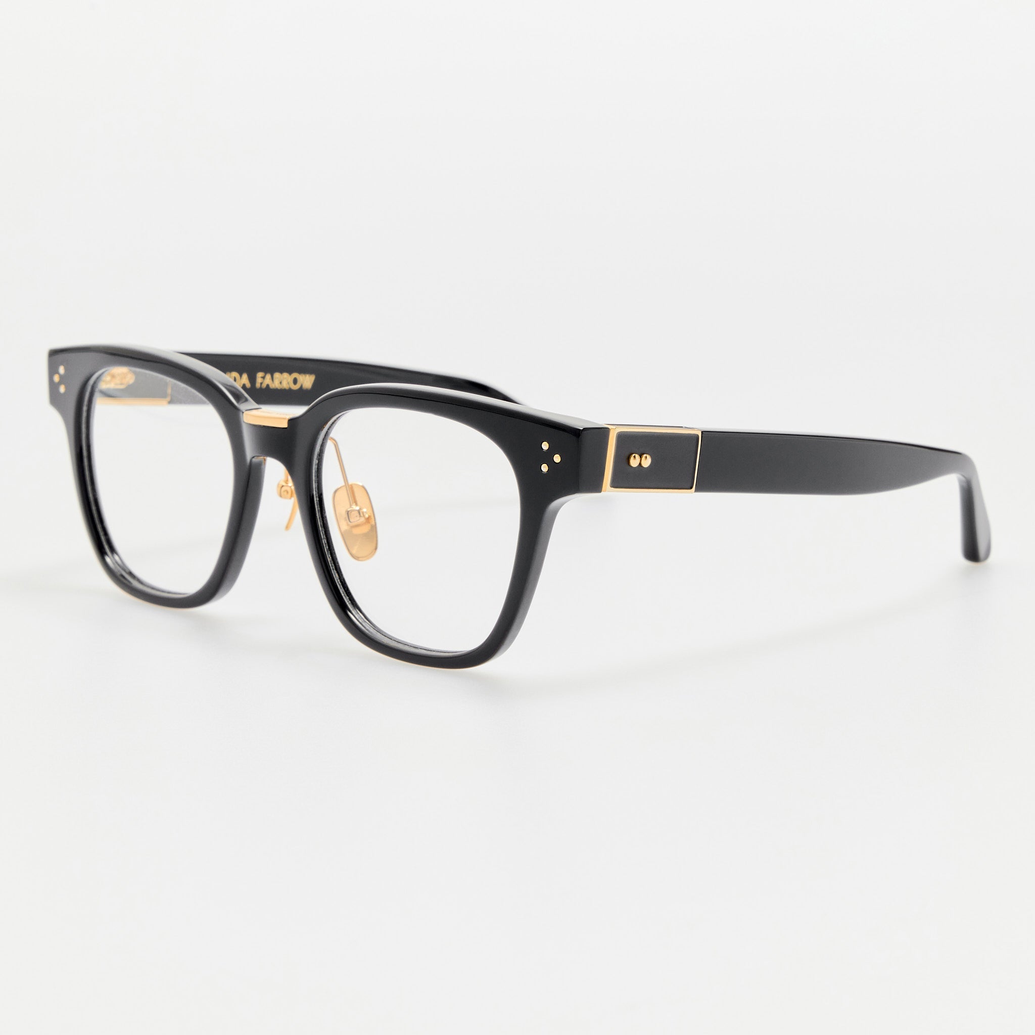 Sanchez Optical Frame in Black - LINDA FARROW - Optical Frame -