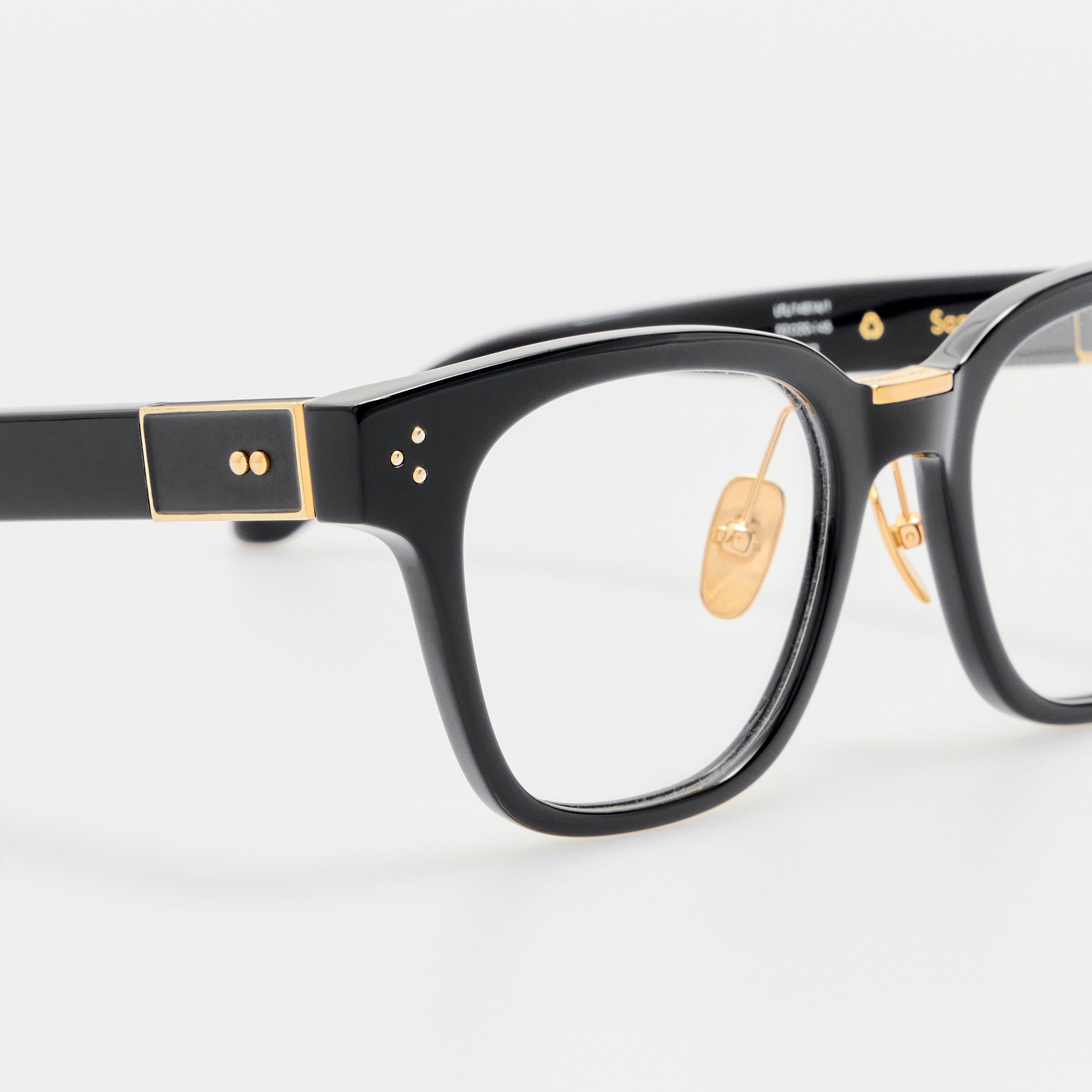 Sanchez Optical Frame in Black - LINDA FARROW - Optical Frame -