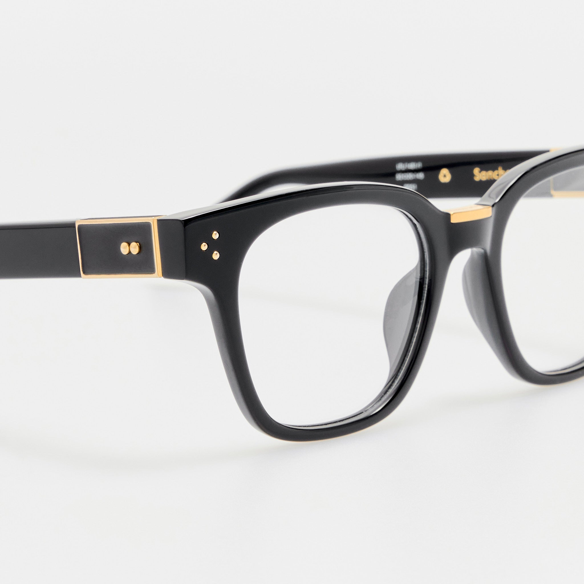 Sanchez Optical Frame in Black - LINDA FARROW - Optical Frame -